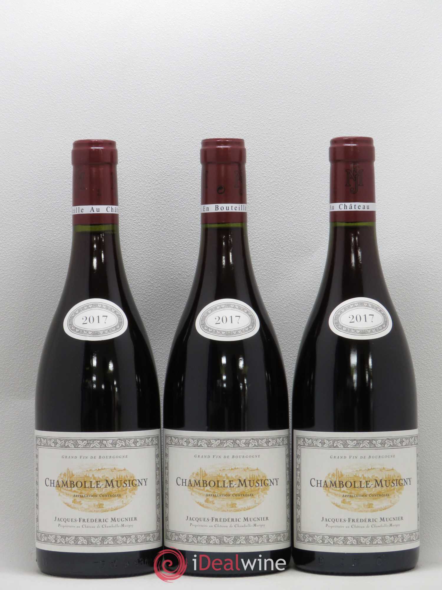 Chambolle-Musigny Jacques-Frédéric Mugnier 2017 - Lot de 3 bouteilles - 0