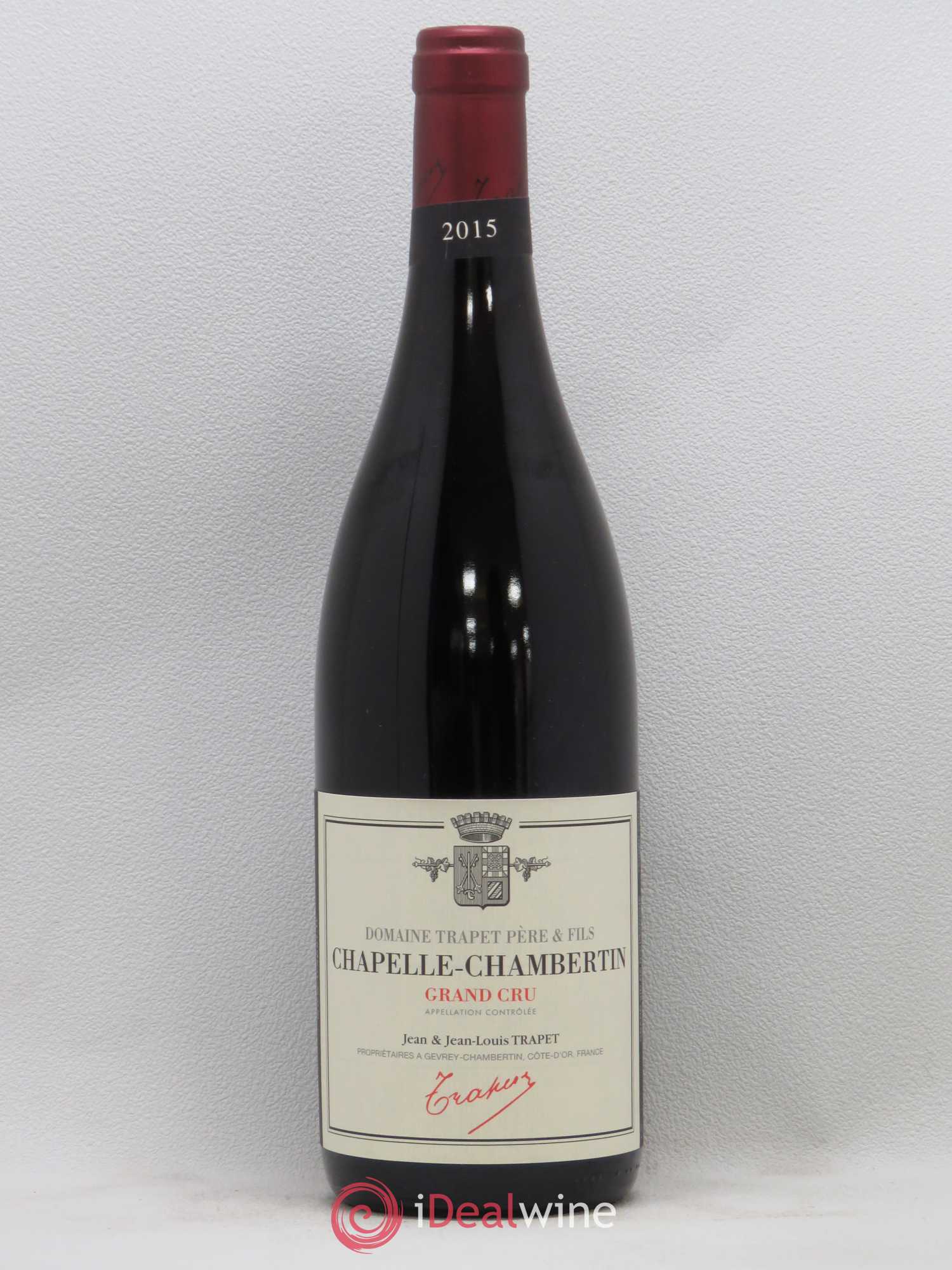 Chapelle-Chambertin Grand Cru Domaine Trapet 2015 - Lot de 1 bouteille - 0