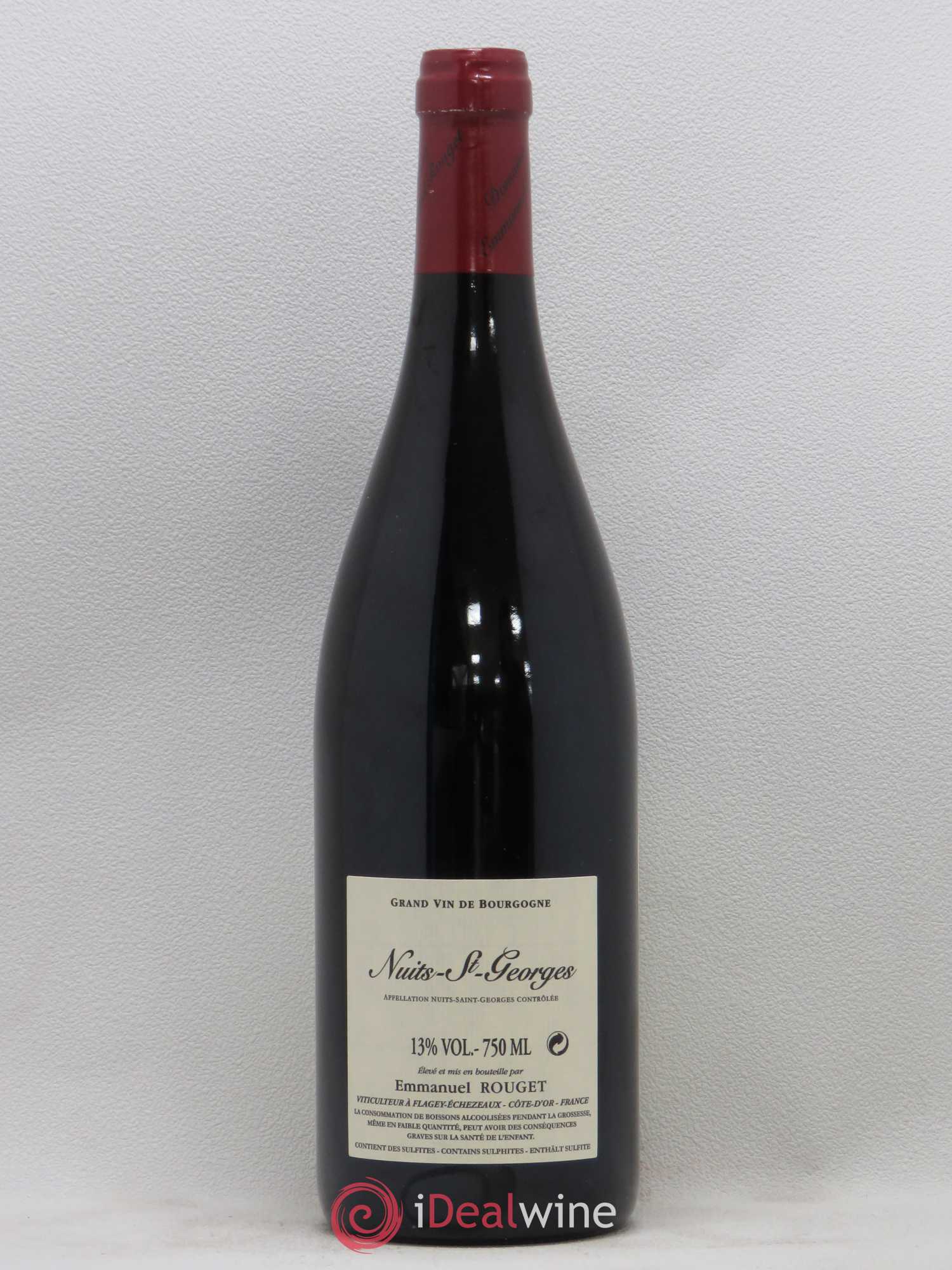 Nuits-Saint-Georges Emmanuel Rouget 2014 - Lot de 1 bouteille - 1