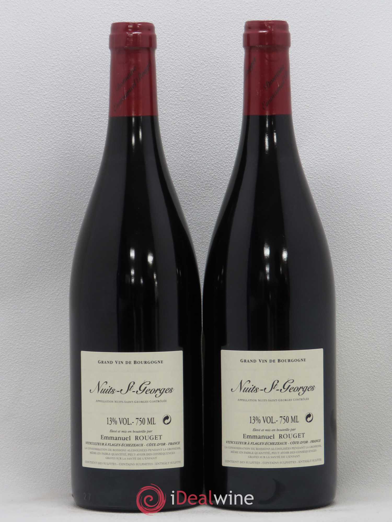 Nuits-Saint-Georges Emmanuel Rouget 2017 - Lot de 2 bouteilles - 1