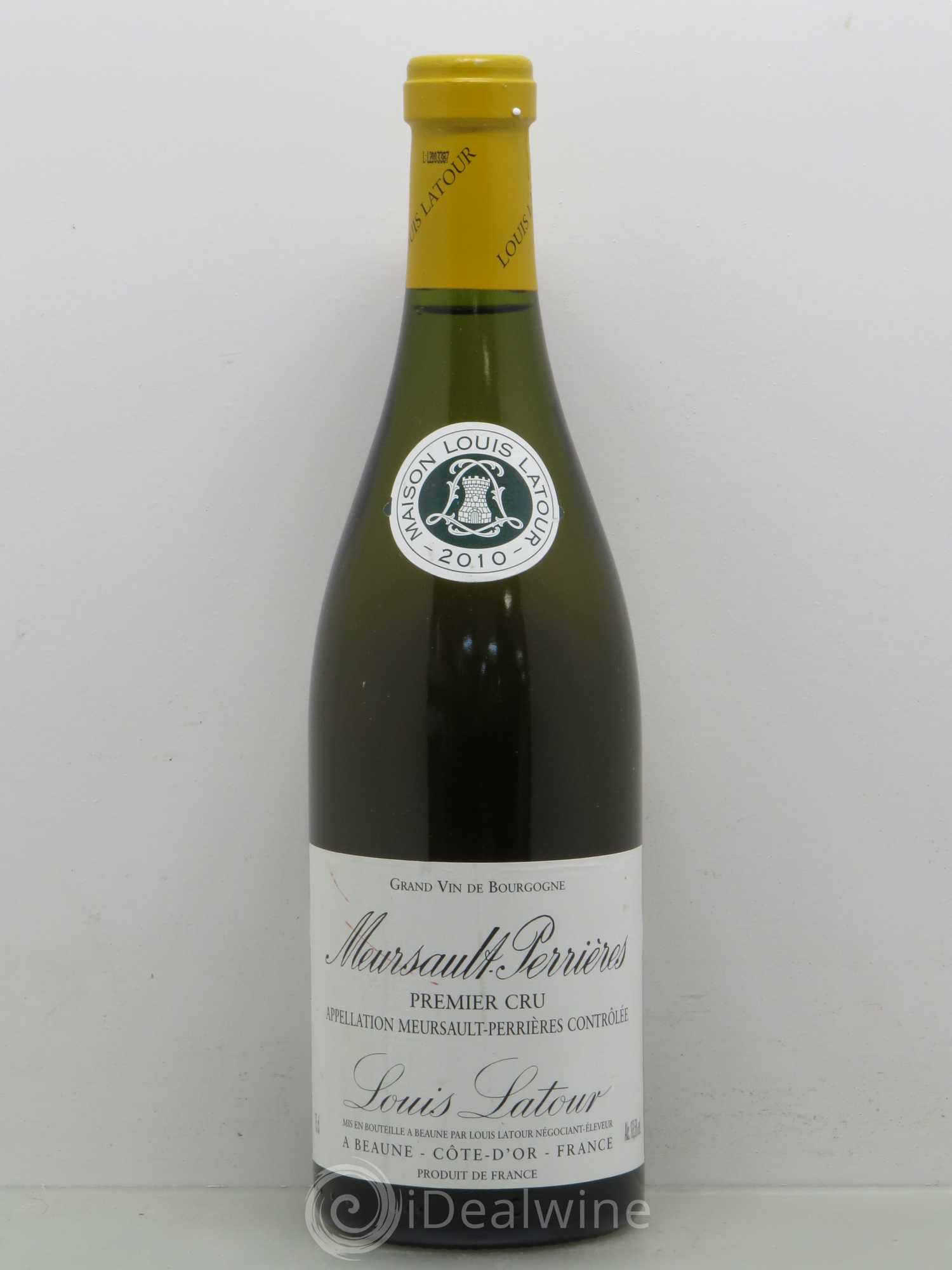 Meursault 1er Cru Perrières Louis Latour (sans prix de réserve) 2010 - Lot de 1 bouteille - 0