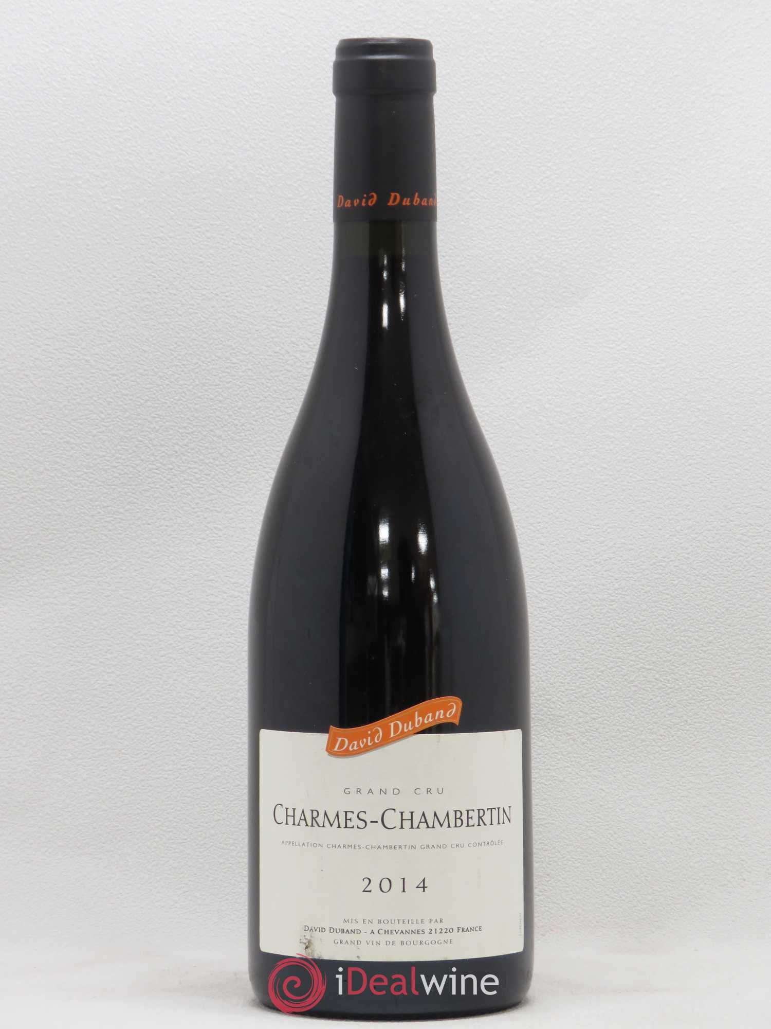 Charmes-Chambertin Grand Cru David Duband (Domaine) 2014 - Lot de 1 bouteille - 0