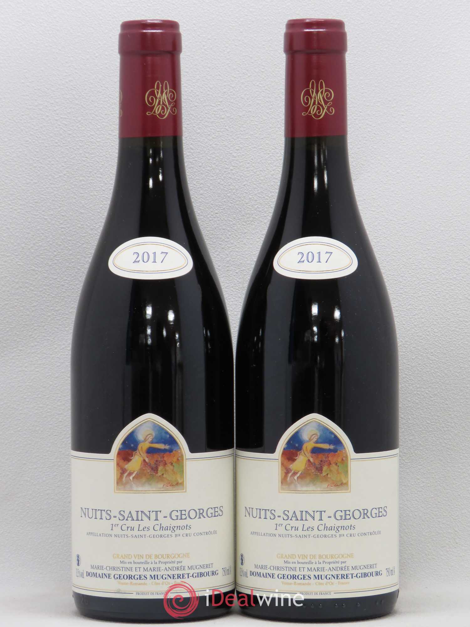 Nuits-Saint-Georges 1er Cru Les Chaignots Mugneret-Gibourg (Domaine) 2017 - Lot de 2 bouteilles - 0