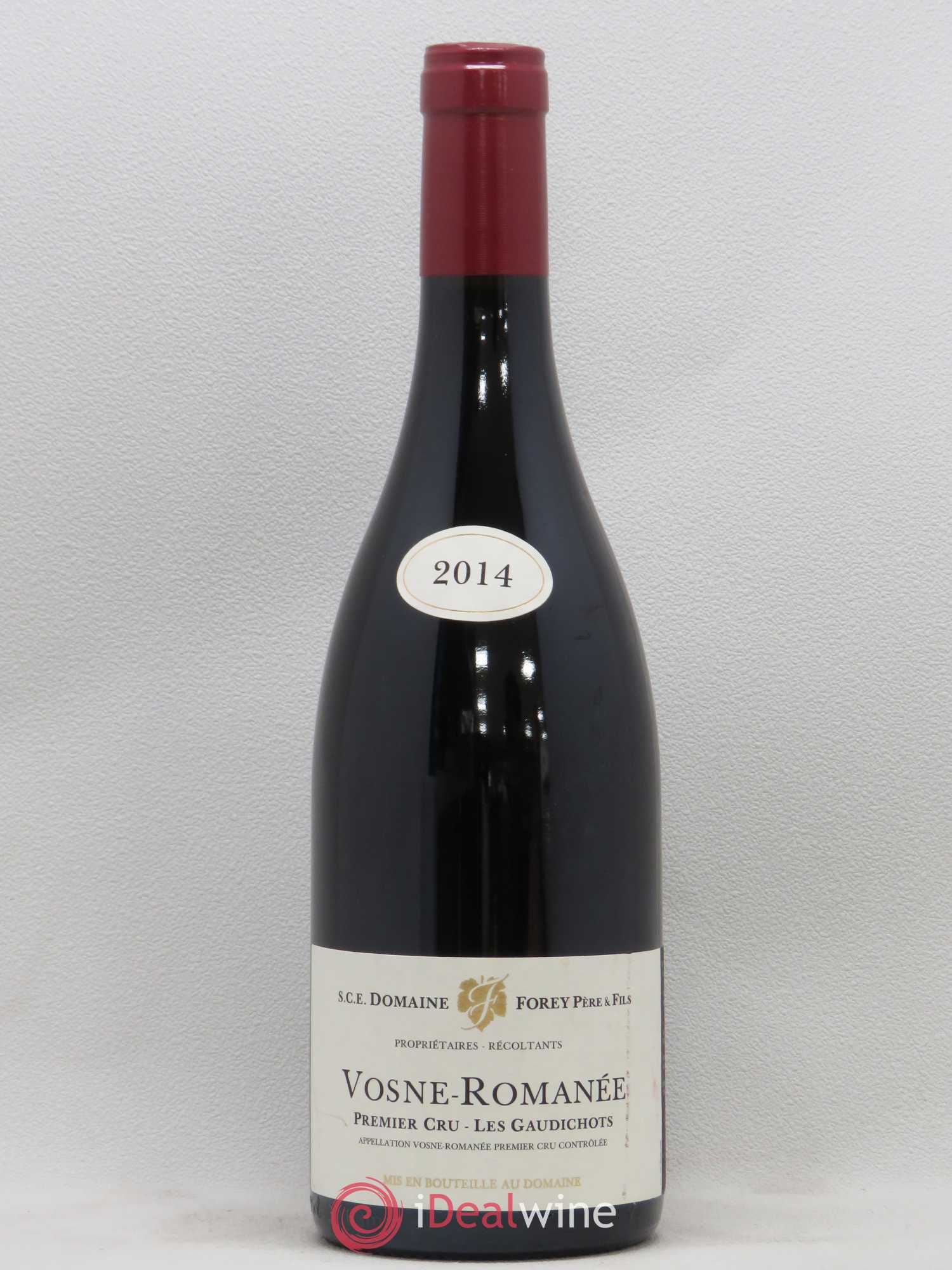 Vosne-Romanée 1er Cru Les Gaudichots Forey Père et Fils (Domaine) 2014 - Lot de 1 bouteille - 0