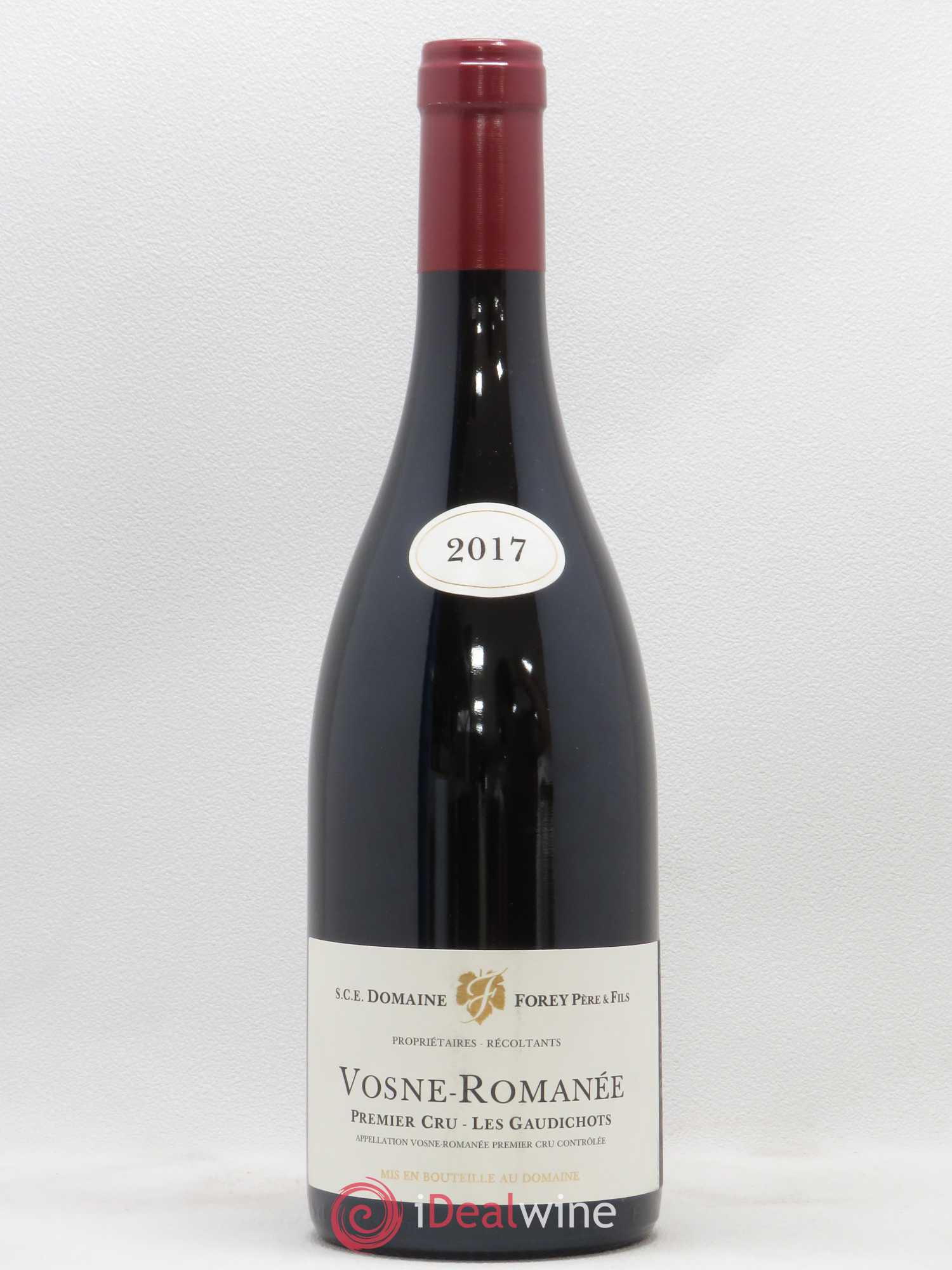 Vosne-Romanée 1er Cru Les Gaudichots Forey Père et Fils (Domaine) 2017 - Lot de 1 bouteille - 0