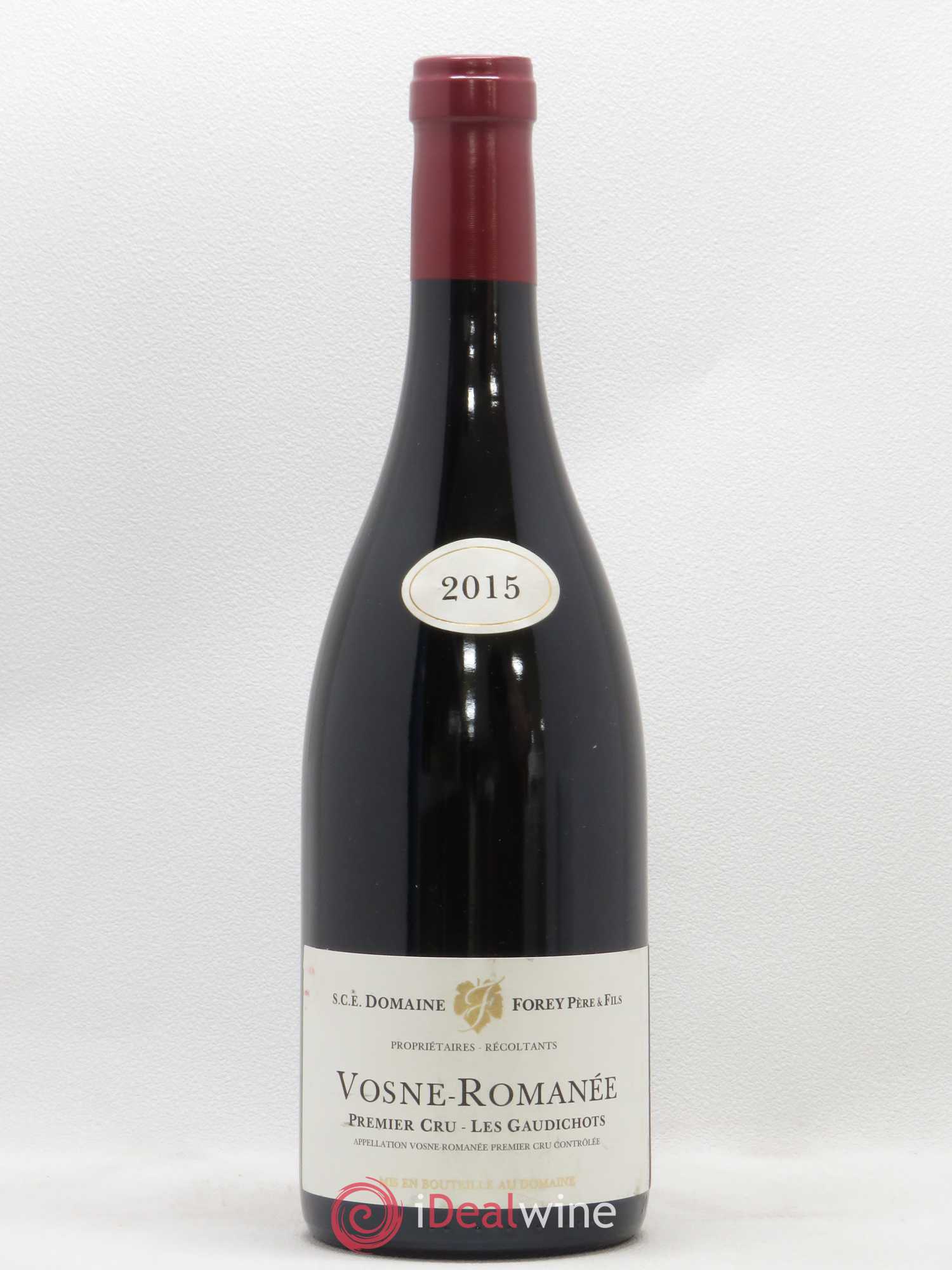 Vosne-Romanée 1er Cru Les Gaudichots Forey Père et Fils (Domaine) 2015 - Lotto di 1 bottiglia - 0