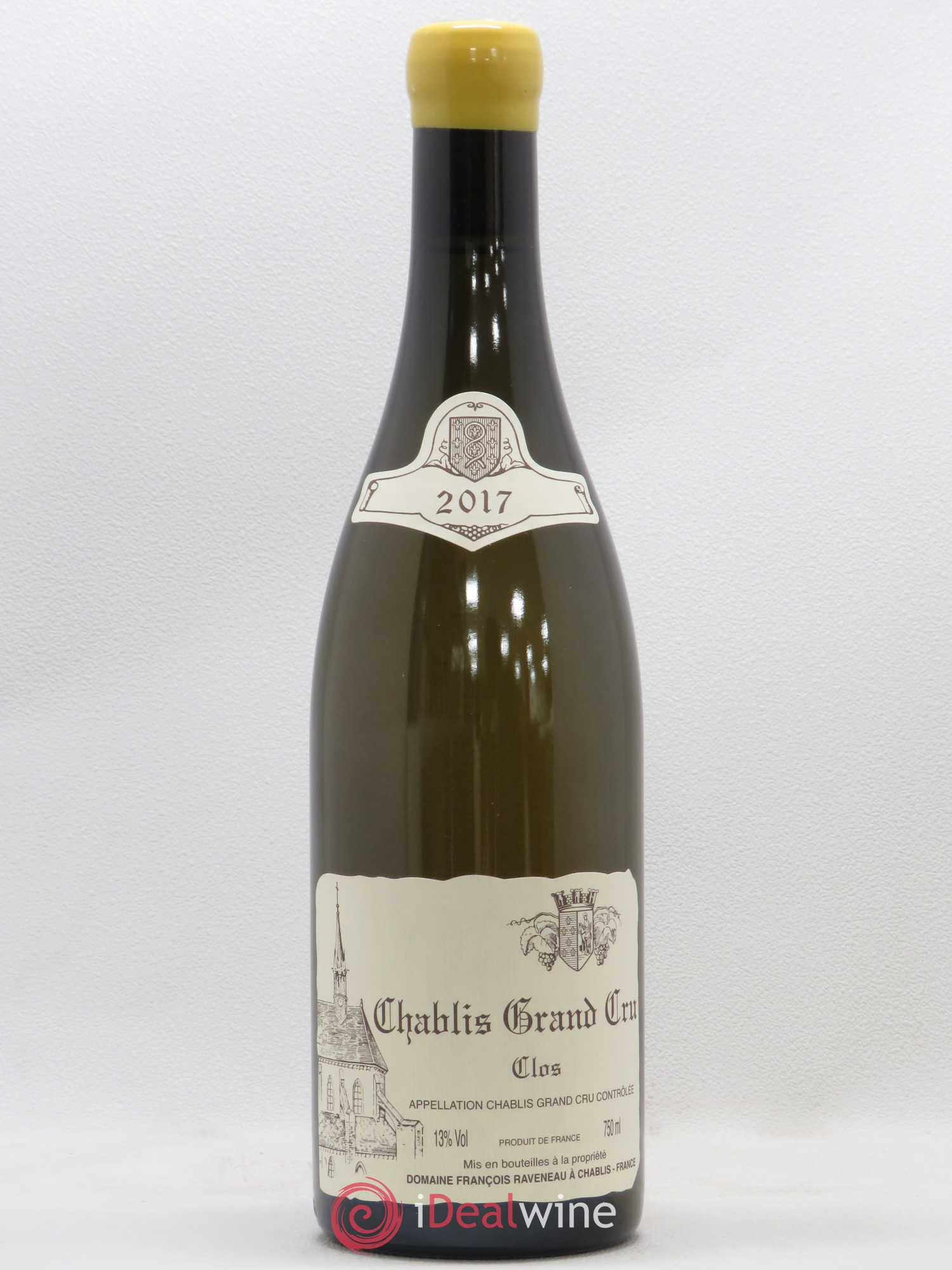 Chablis Grand Cru Clos Raveneau (Domaine) 2017 - Lot de 1 bouteille - 0