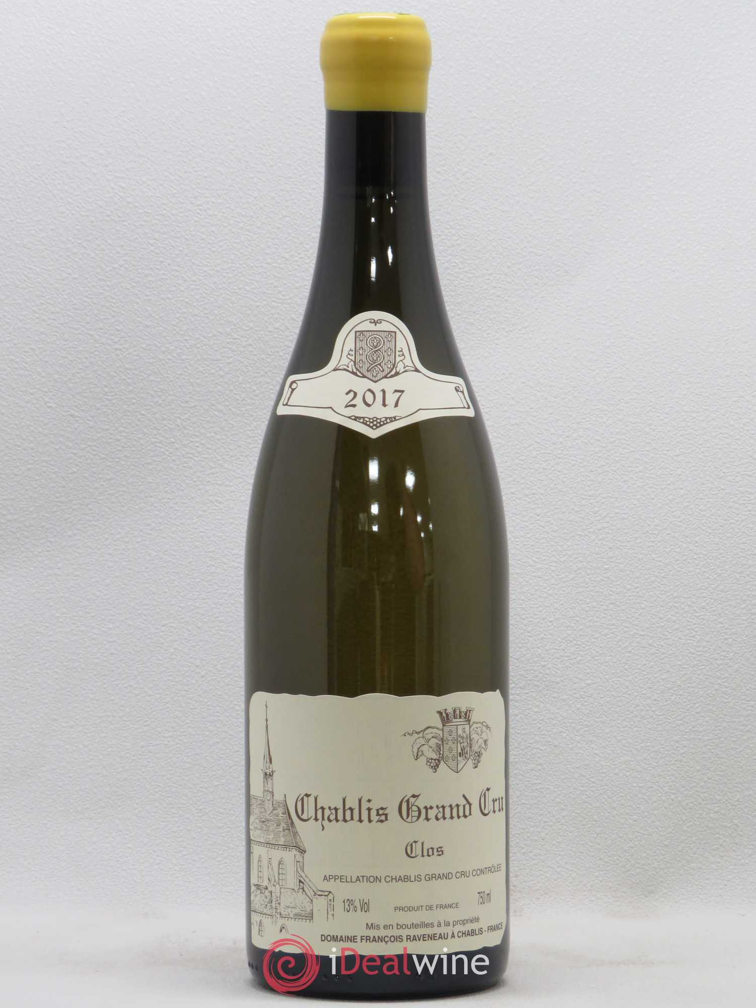 Chablis Grand Cru Clos Raveneau (Domaine) 2017 - Lot de 1 bouteille - 0