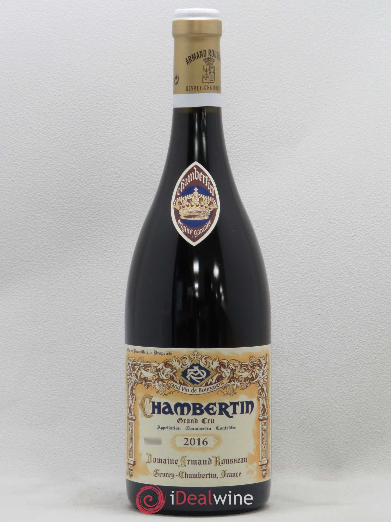 Chambertin Grand Cru Armand Rousseau (Domaine) 2016 - Lot de 1 bouteille - 0