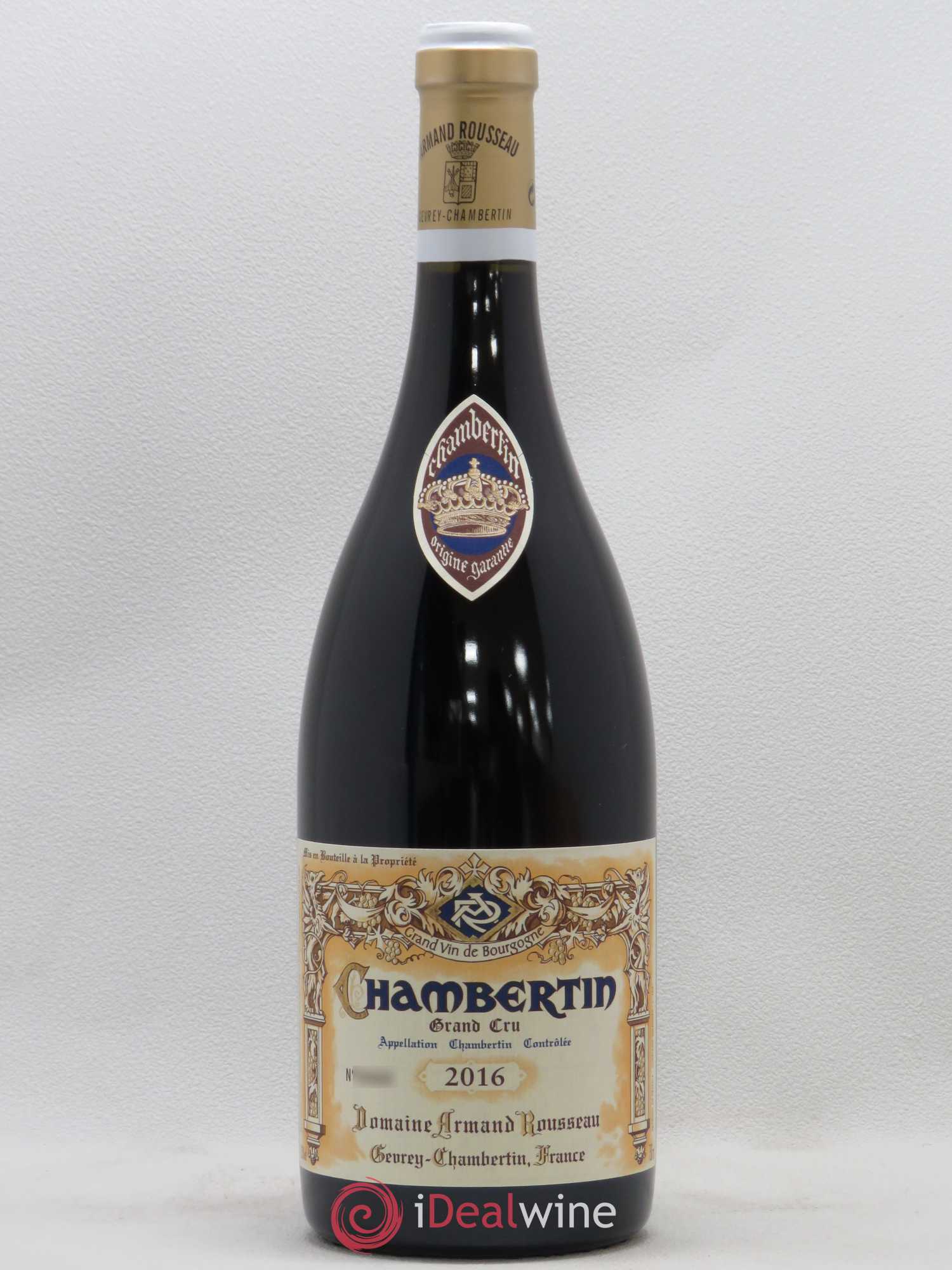 Chambertin Grand Cru Armand Rousseau (Domaine) 2016 - Lot de 1 bouteille - 0