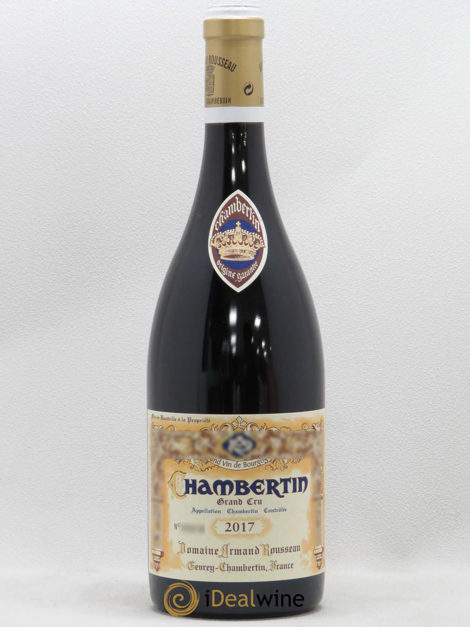 Chambertin Grand Cru Armand Rousseau (Domaine) 2017 - Lot de 1 bouteille - 0
