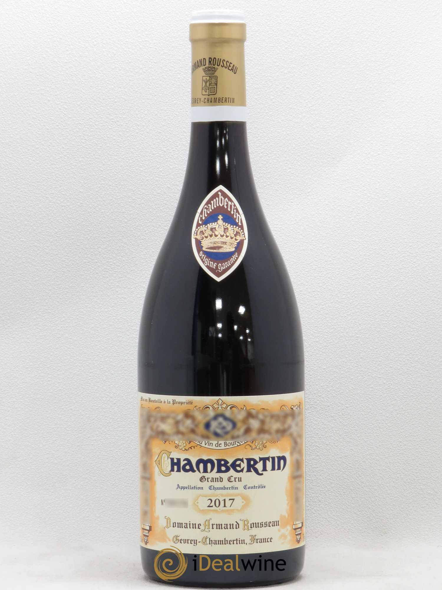 Chambertin Grand Cru Armand Rousseau (Domaine) 2017 - Lot de 1 bouteille - 0
