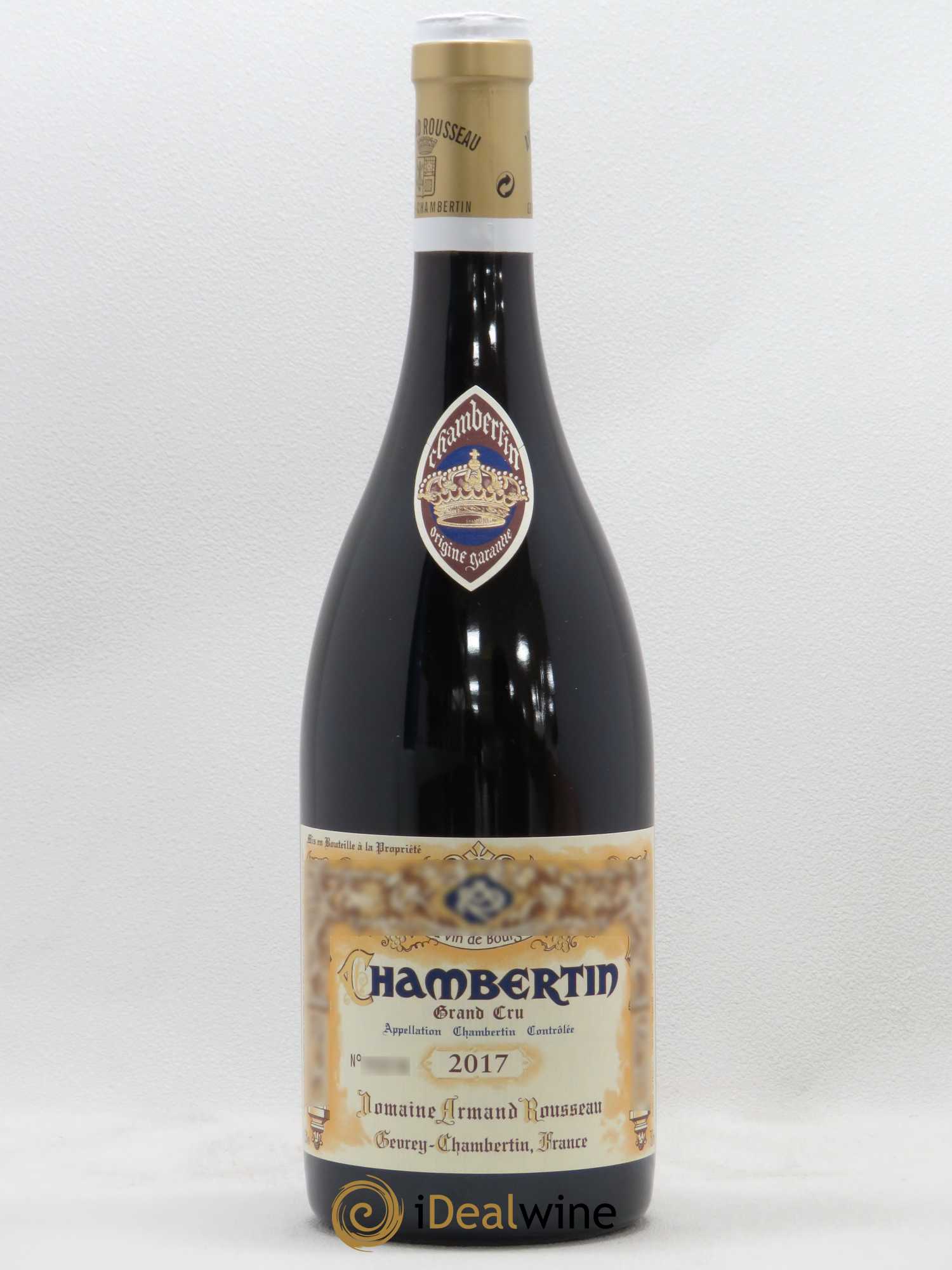 Chambertin Grand Cru Armand Rousseau (Domaine) 2017 - Lot de 1 bouteille - 0