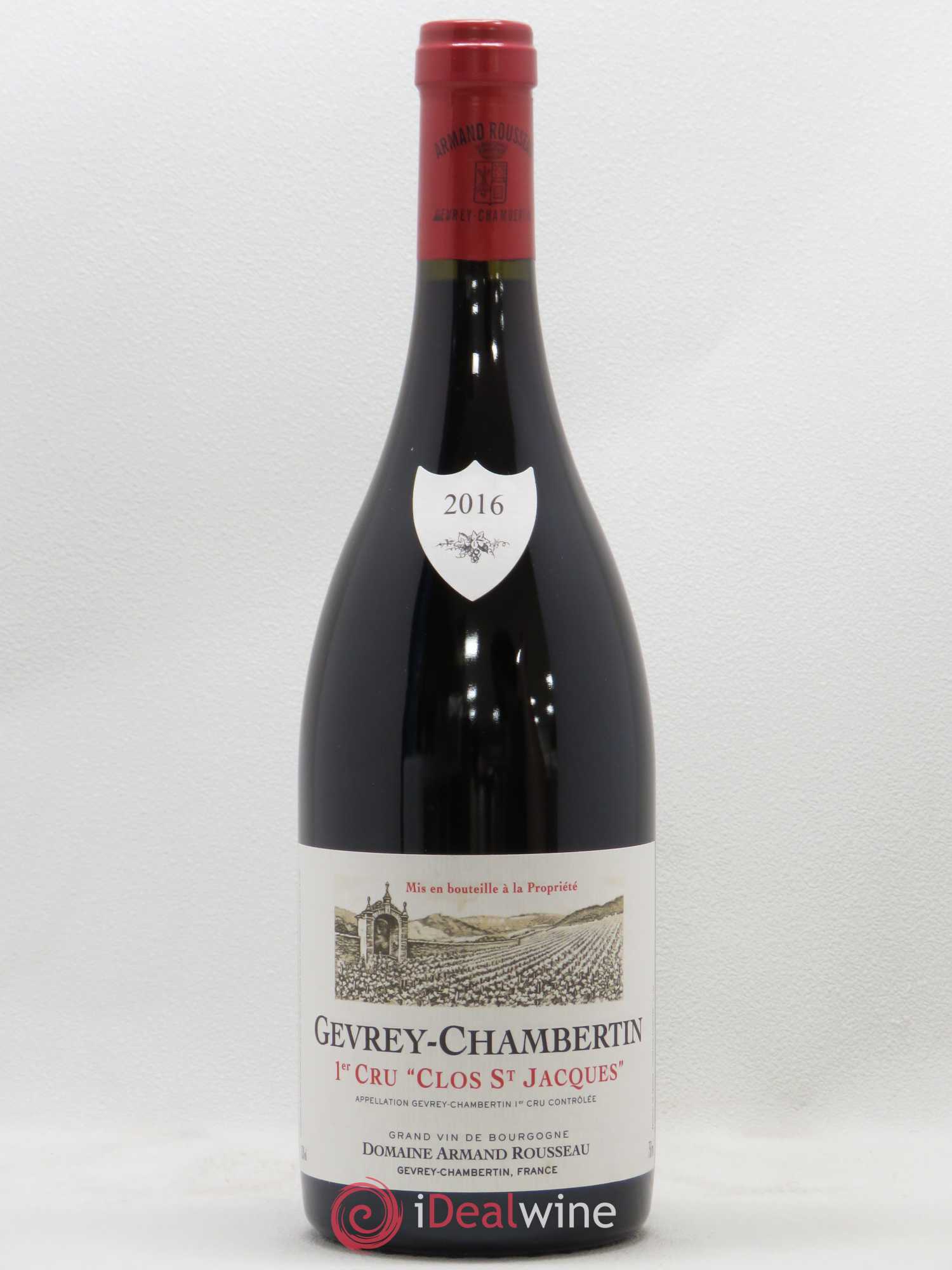 Gevrey-Chambertin 1er Cru Clos Saint-Jacques Armand Rousseau (Domaine) 2016 - Lot de 1 bouteille - 0