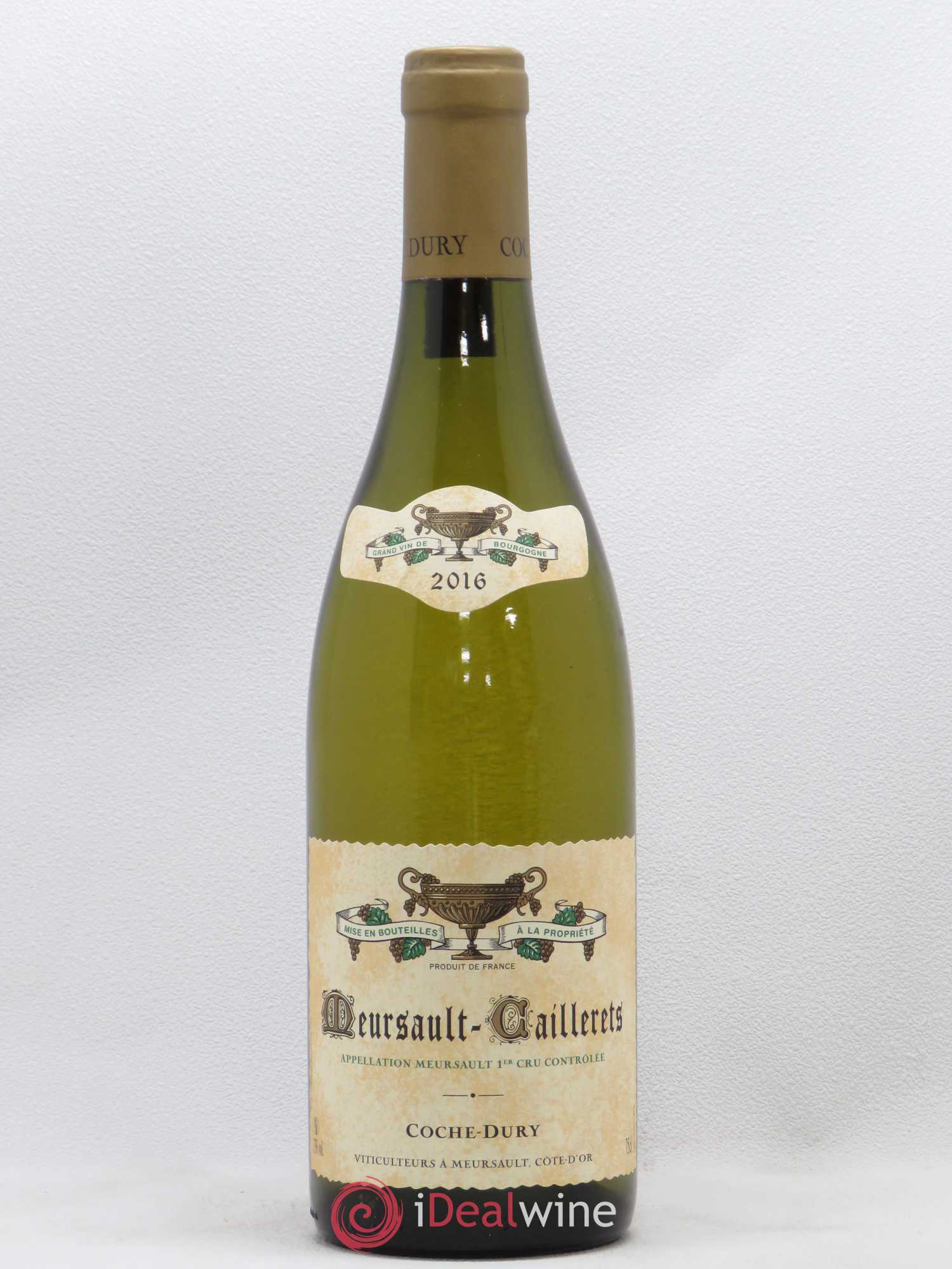 Meursault 1er Cru Caillerets Coche Dury (Domaine) 2016 - Lot de 1 bouteille - 0