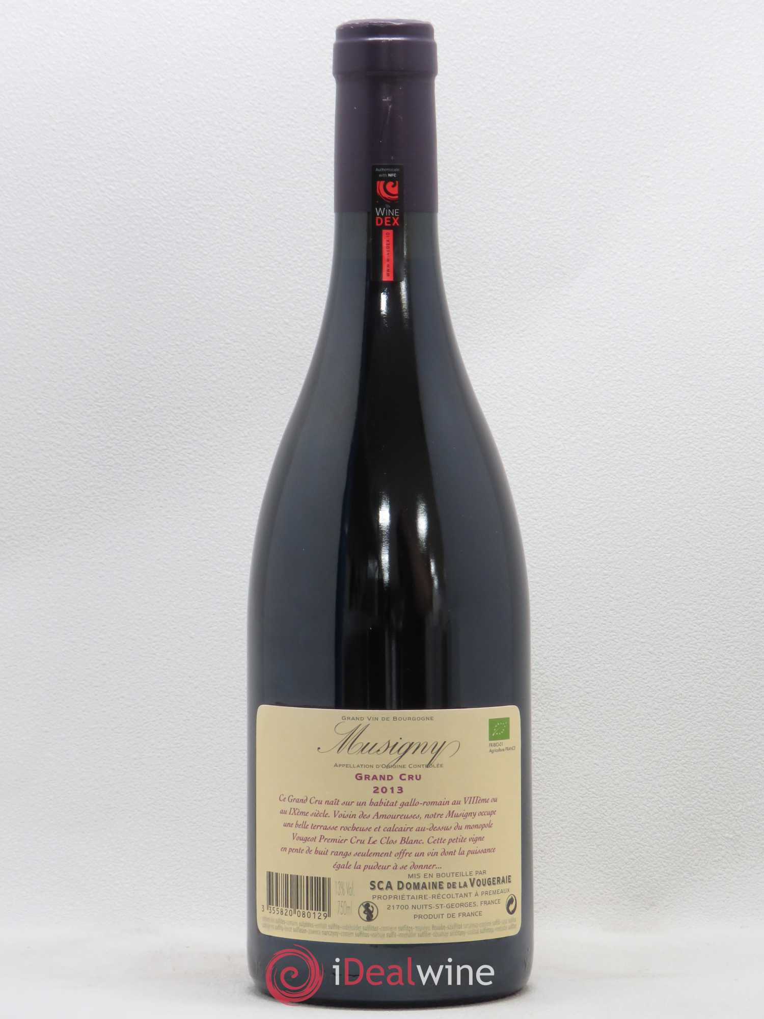 Musigny Grand Cru La Vougeraie 2013 - Lot de 1 bouteille - 1