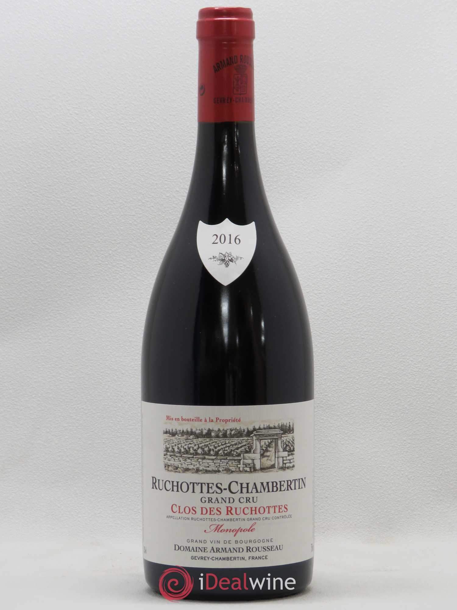 Ruchottes-Chambertin Grand Cru Clos des Ruchottes Armand Rousseau (Domaine) 2016 - Posten von 1 Flasche - 0