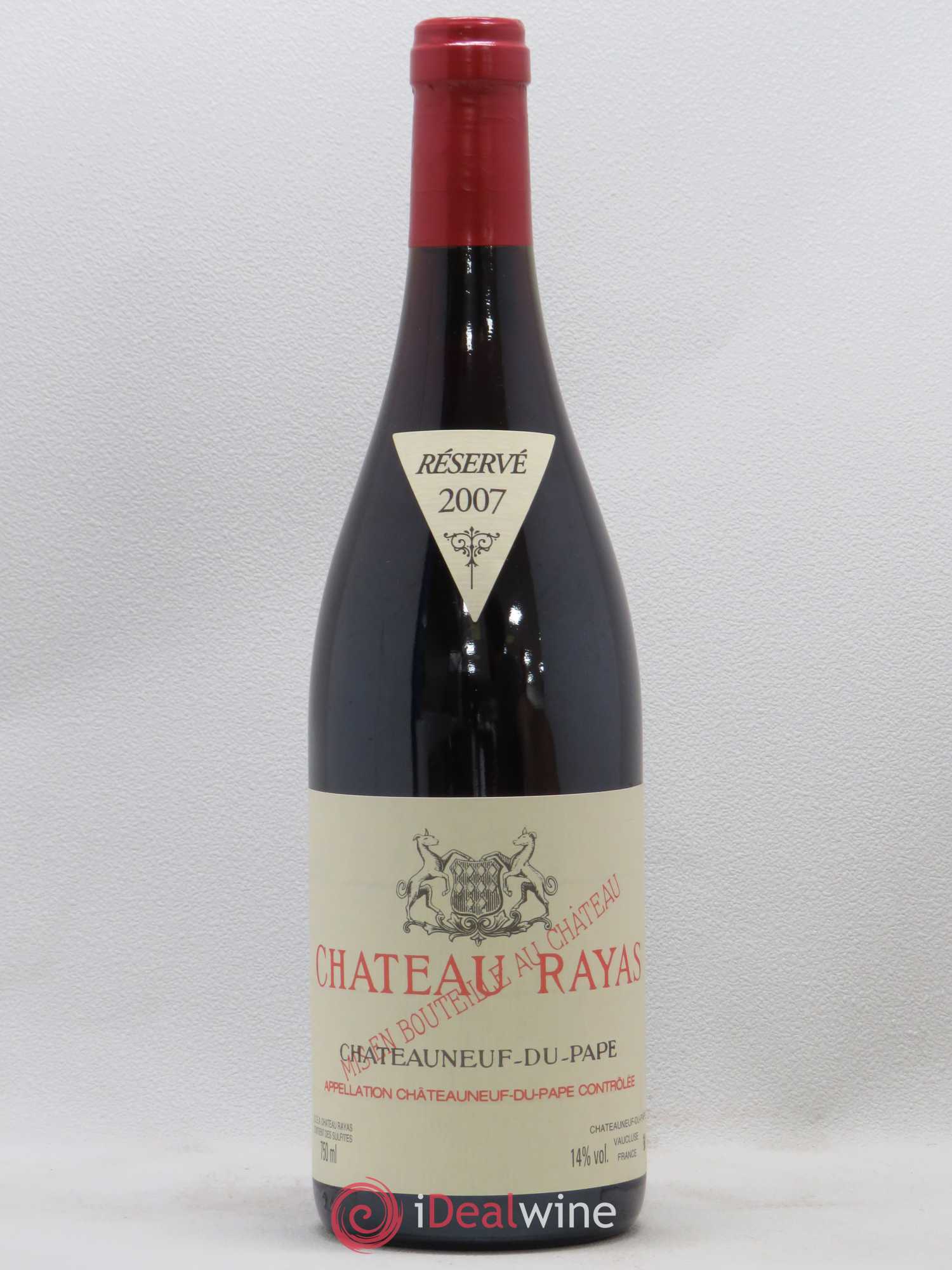 Châteauneuf-du-Pape Château Rayas Emmanuel Reynaud 2007 - Lot de 1 bouteille - 0