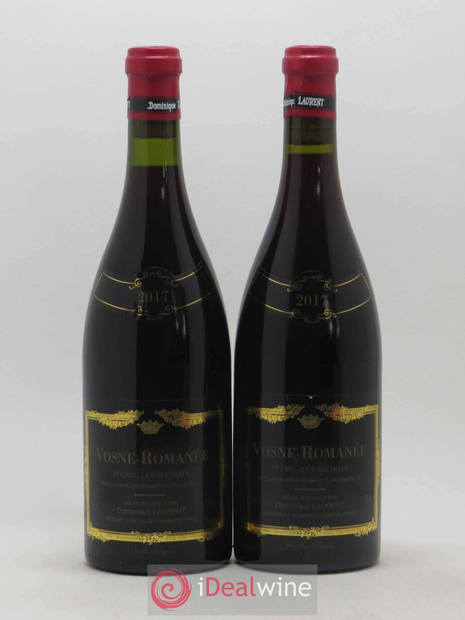 Vosne-Romanée 1er Cru Les Suchots Vieilles Vignes Dominique Laurent 2017 - Lot de 2 bouteilles - 0
