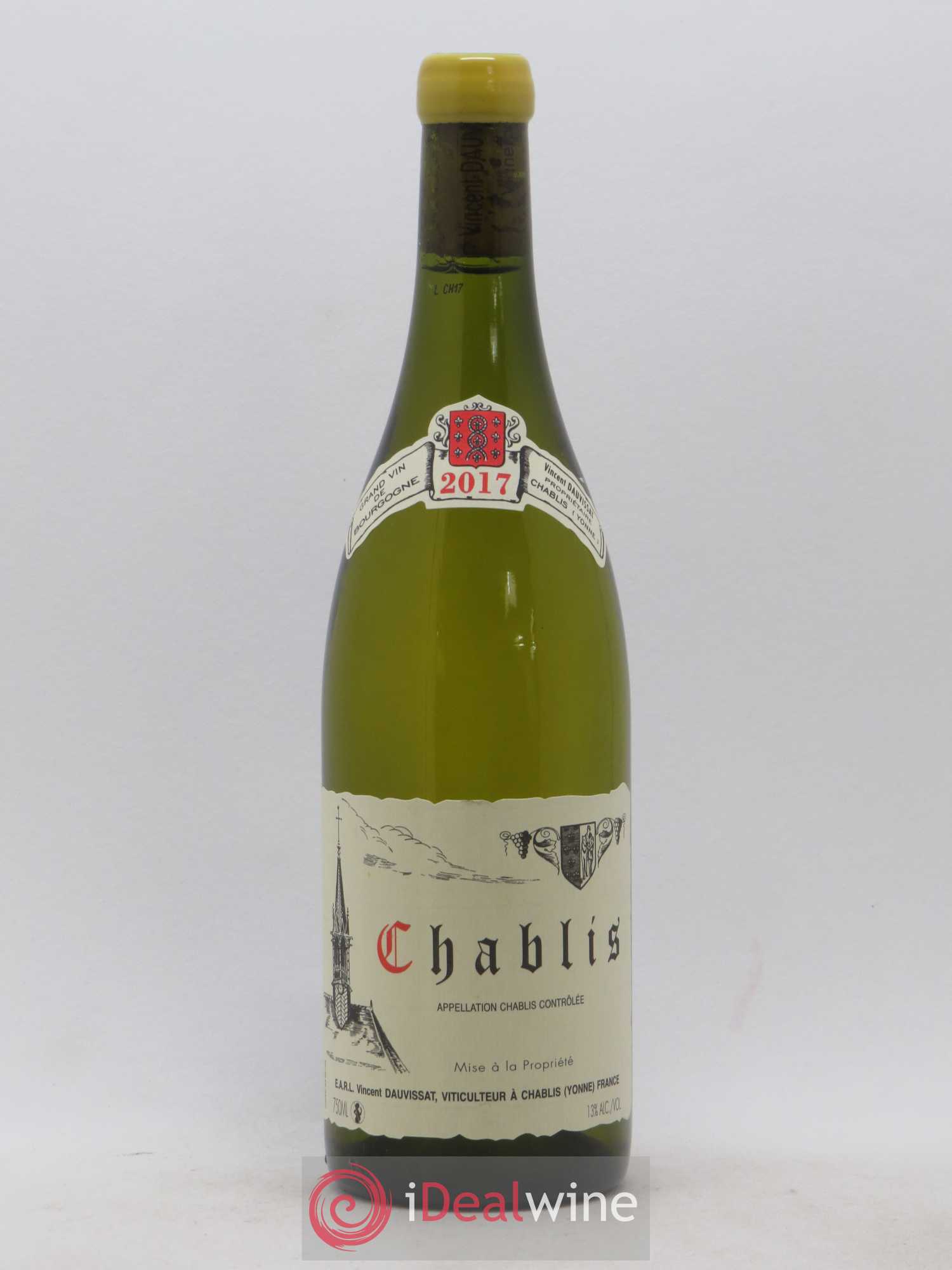 Chablis Vincent Dauvissat (Domaine) 2017 - Lot de 1 bouteille - 0