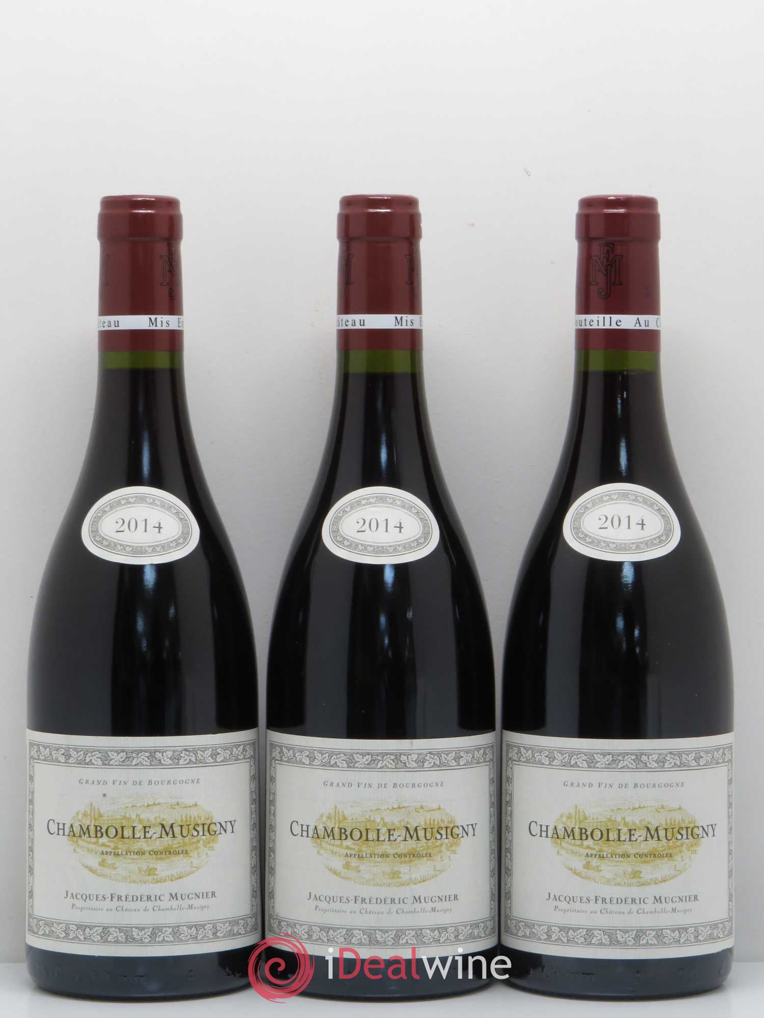 Chambolle-Musigny Jacques-Frédéric Mugnier 2014 - Lot de 3 bouteilles - 0