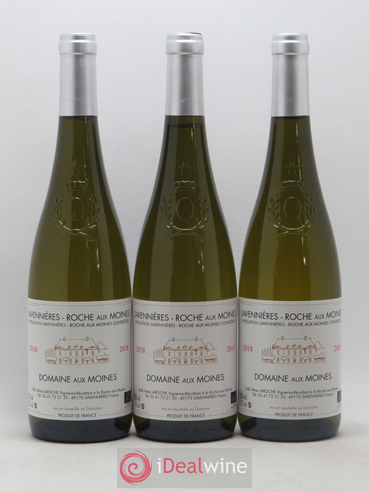 Savennières Roche aux Moines Domaine Aux Moines 2018 - Lot de 3 bouteilles - 0