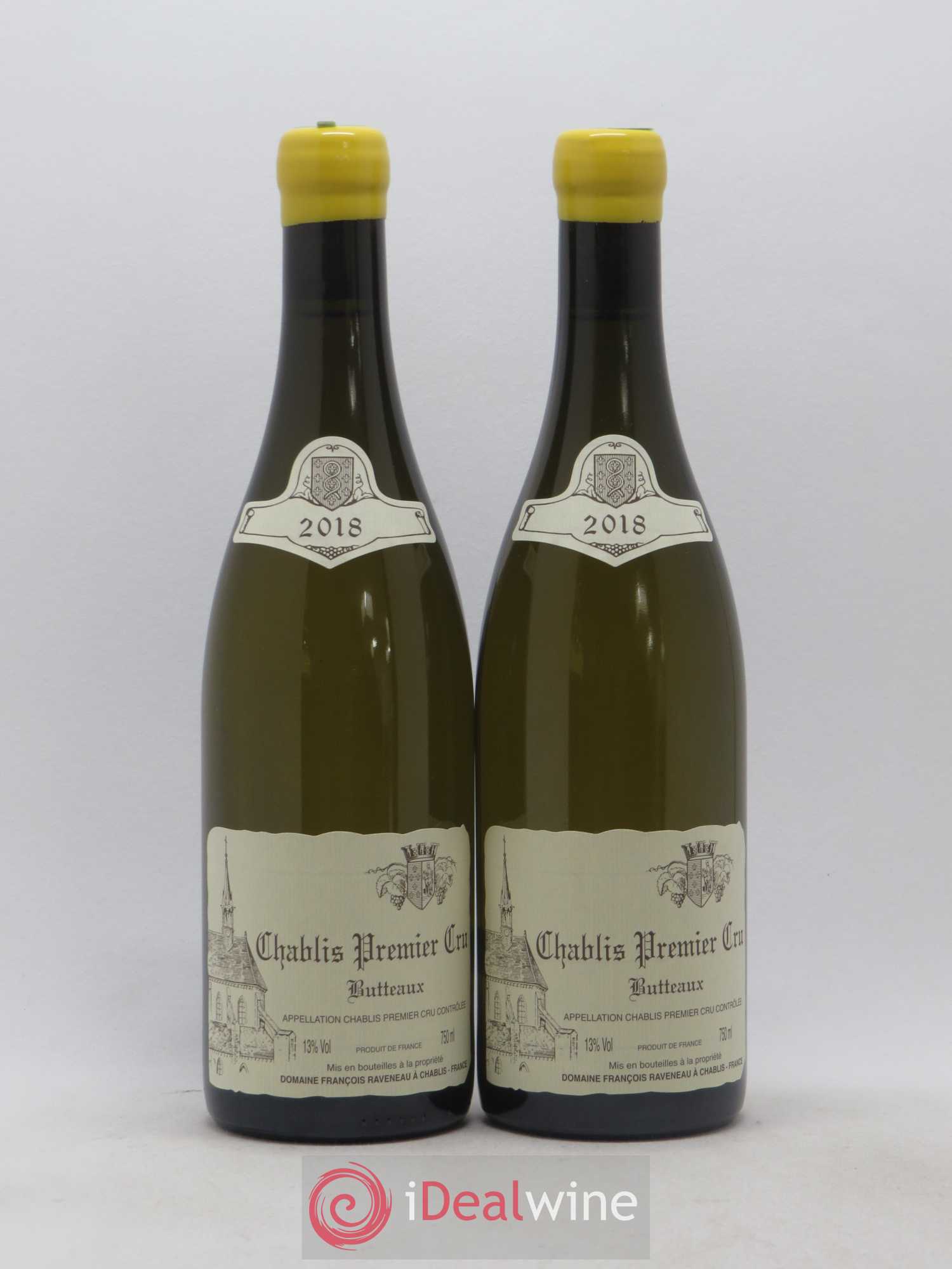 Chablis 1er Cru Butteaux Raveneau (Domaine) 2018 - Lot de 2 bouteilles - 0