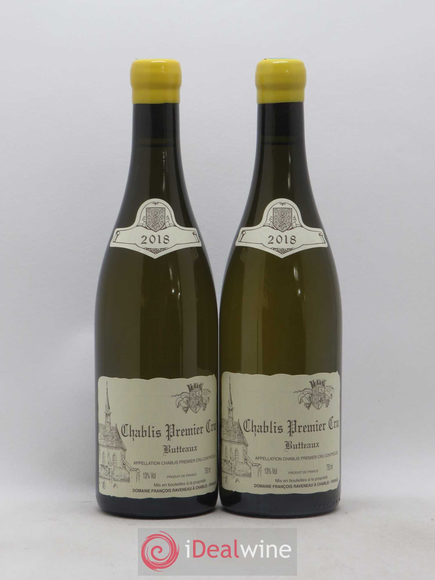 Chablis 1er Cru Butteaux Raveneau (Domaine) 2018 - Lot de 2 bouteilles - 0