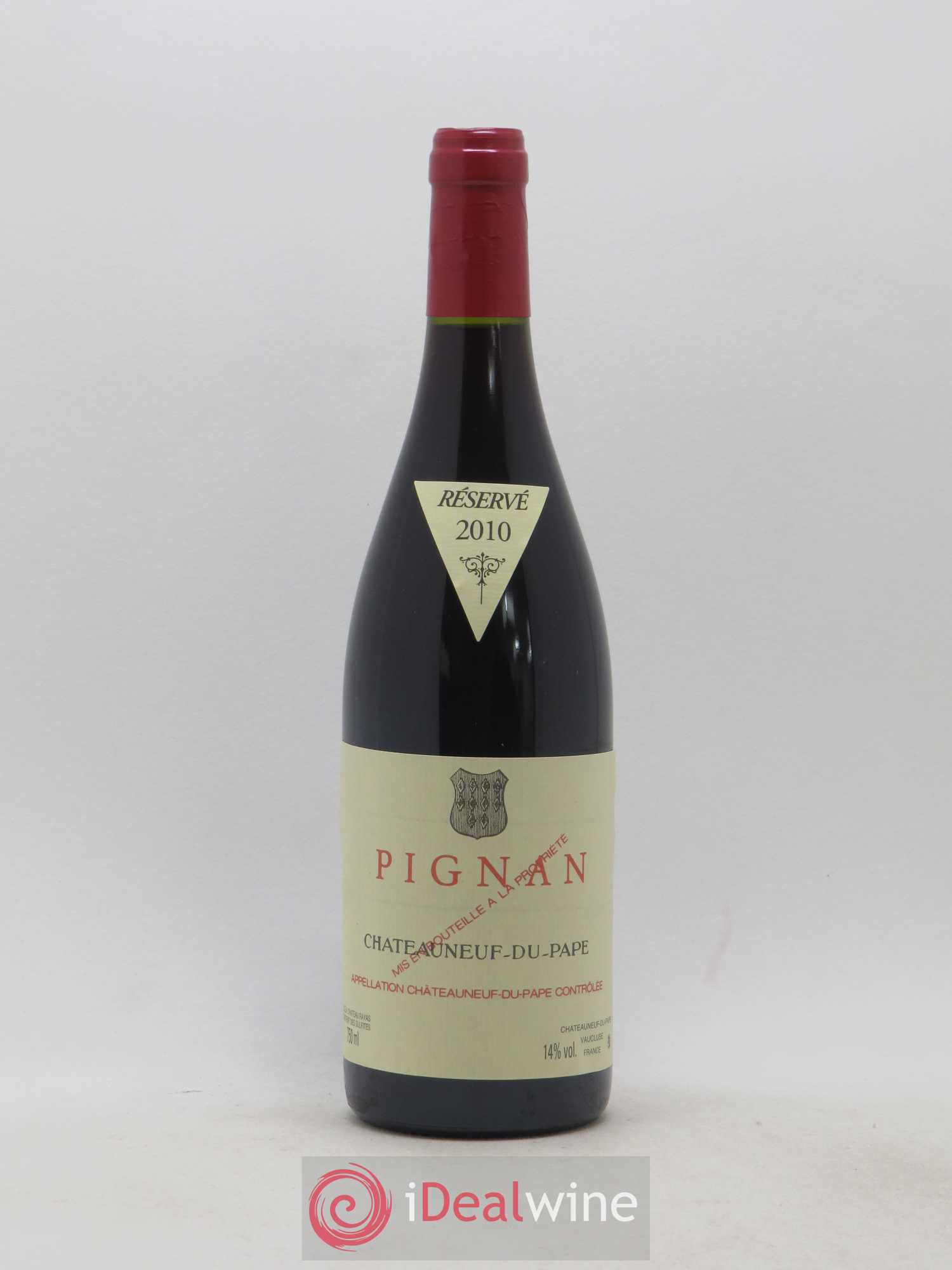Châteauneuf-du-Pape Pignan Emmanuel Reynaud 2010 - Lot de 1 bouteille - 0