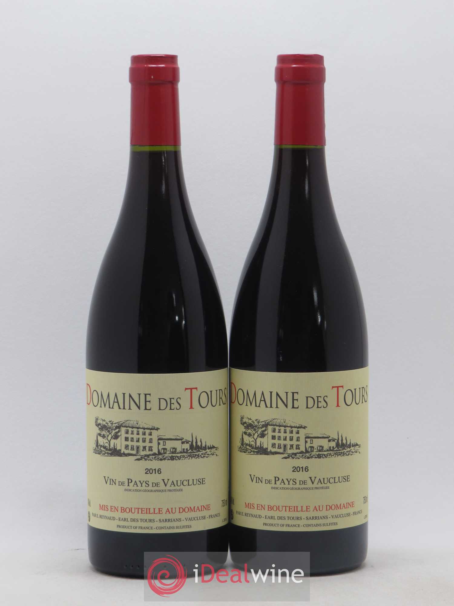 Vaucluse (Vin de Pays de Vaucluse) Domaine des Tours Emmanuel Reynaud 2016 - Lotto di 2 bottiglie - 0