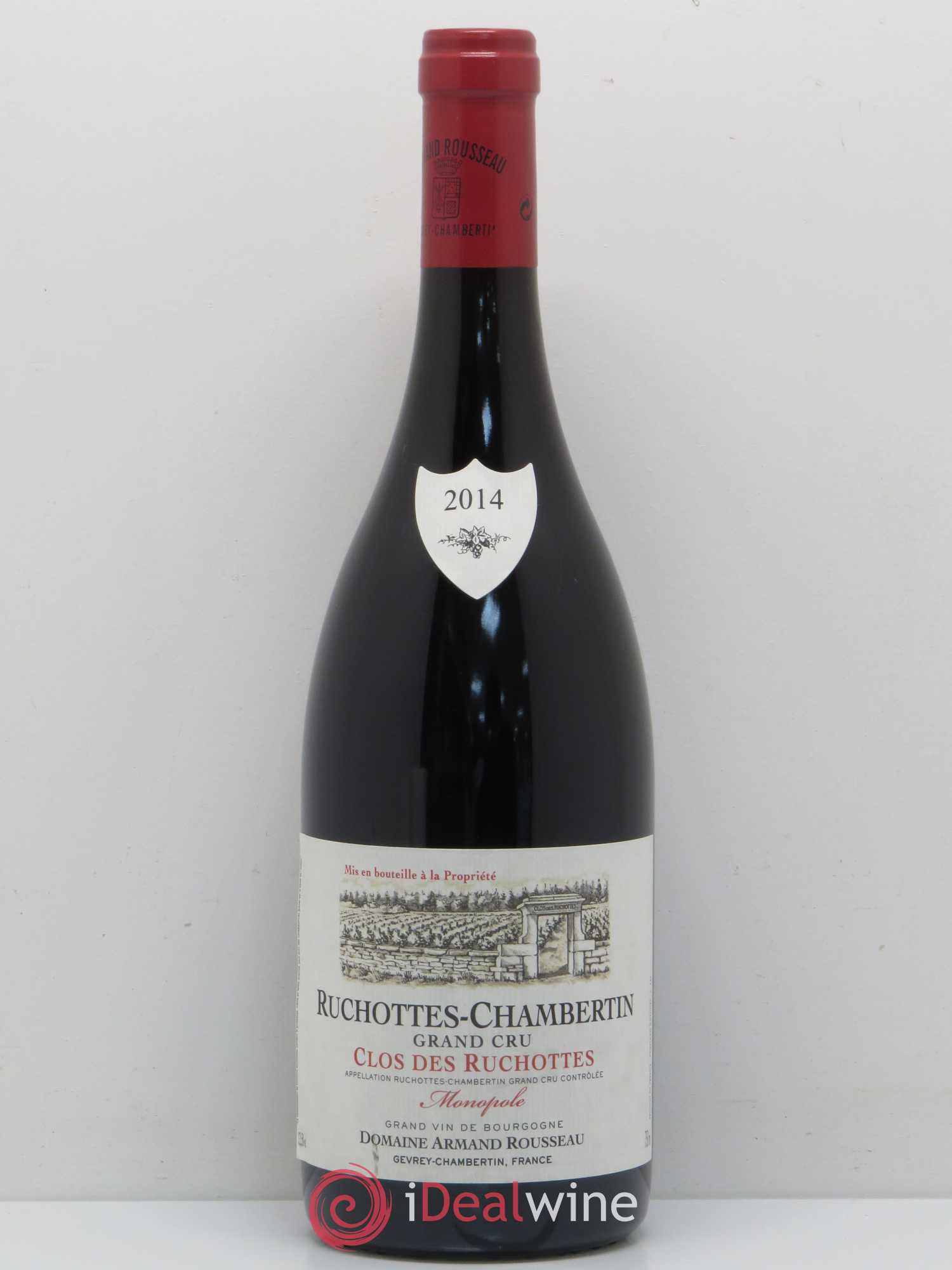 Ruchottes-Chambertin Grand Cru Clos des Ruchottes Armand Rousseau (Domaine) 2014 - Posten von 1 Flasche - 0
