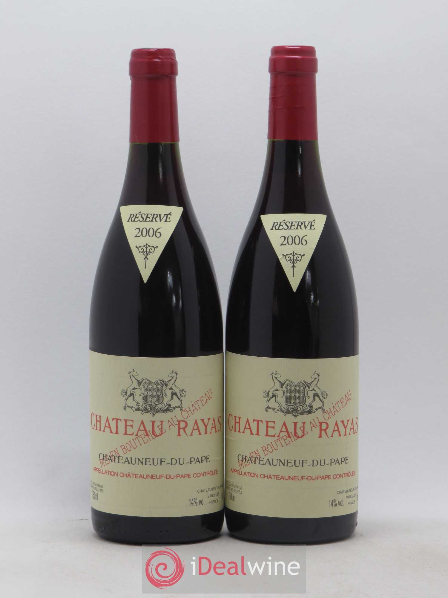 Châteauneuf-du-Pape Château Rayas Emmanuel Reynaud 2006 - Lot de 2 bouteilles - 0