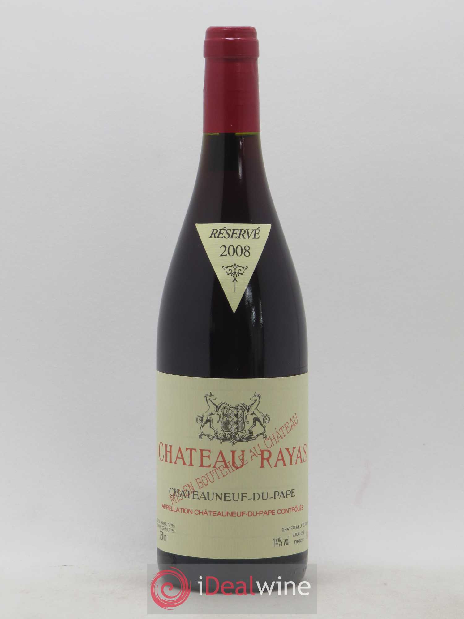 Châteauneuf-du-Pape Château Rayas Emmanuel Reynaud 2008 - Lot de 1 bouteille - 0