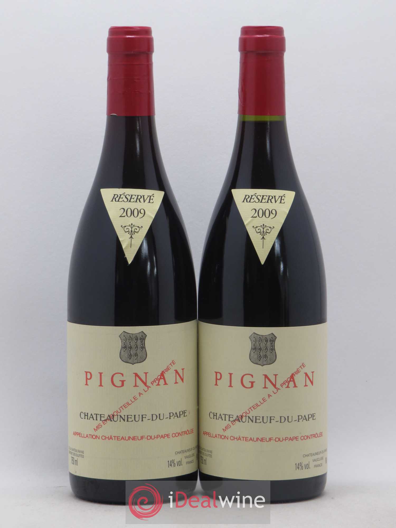 Châteauneuf-du-Pape Pignan Emmanuel Reynaud 2009 - Lot de 2 bouteilles - 0