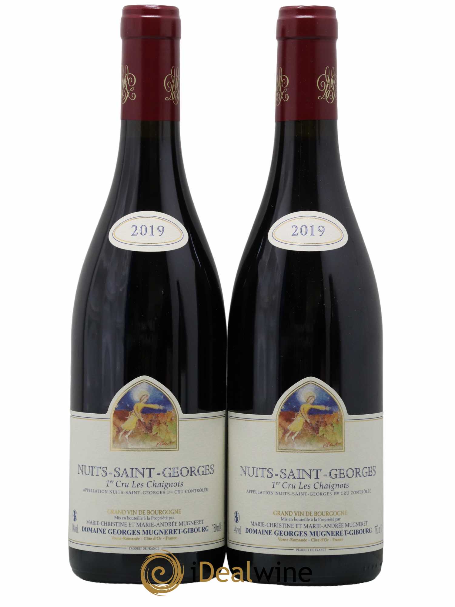 Nuits-Saint-Georges 1er Cru Les Chaignots Mugneret-Gibourg (Domaine) 2019 - Lot de 2 bouteilles - 0