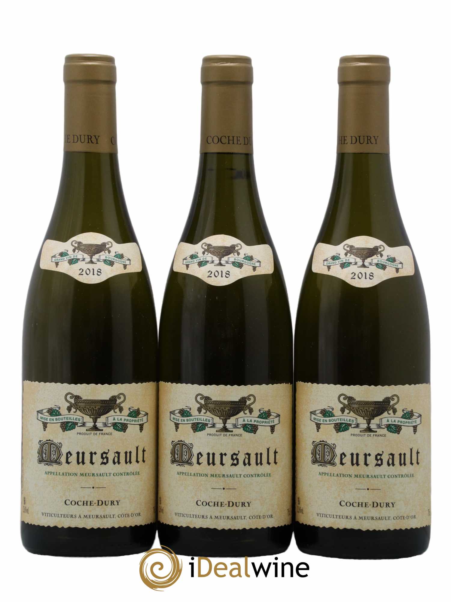 Meursault Coche Dury (Domaine) 2018 - Lot de 3 bouteilles - 0