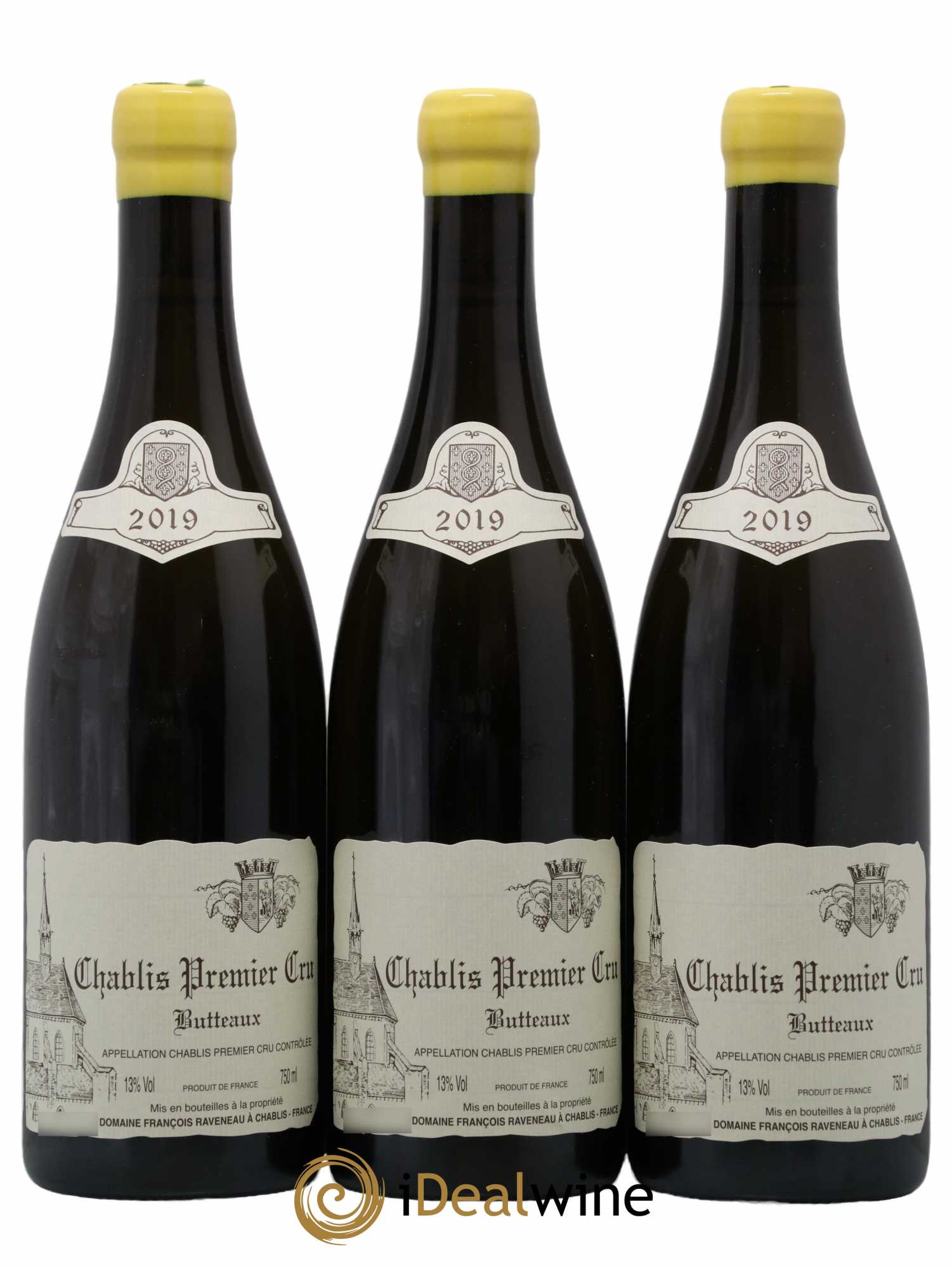 Chablis 1er Cru Butteaux Raveneau (Domaine) 2019 - Posten von 3 Flaschen - 0
