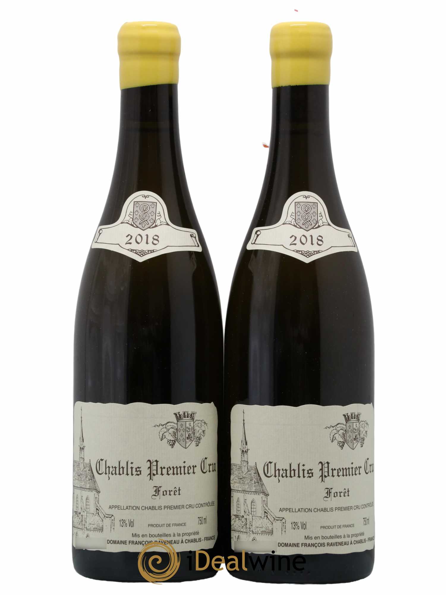Chablis 1er Cru Forêt Raveneau (Domaine) 2018 - Lot de 2 bouteilles - 0