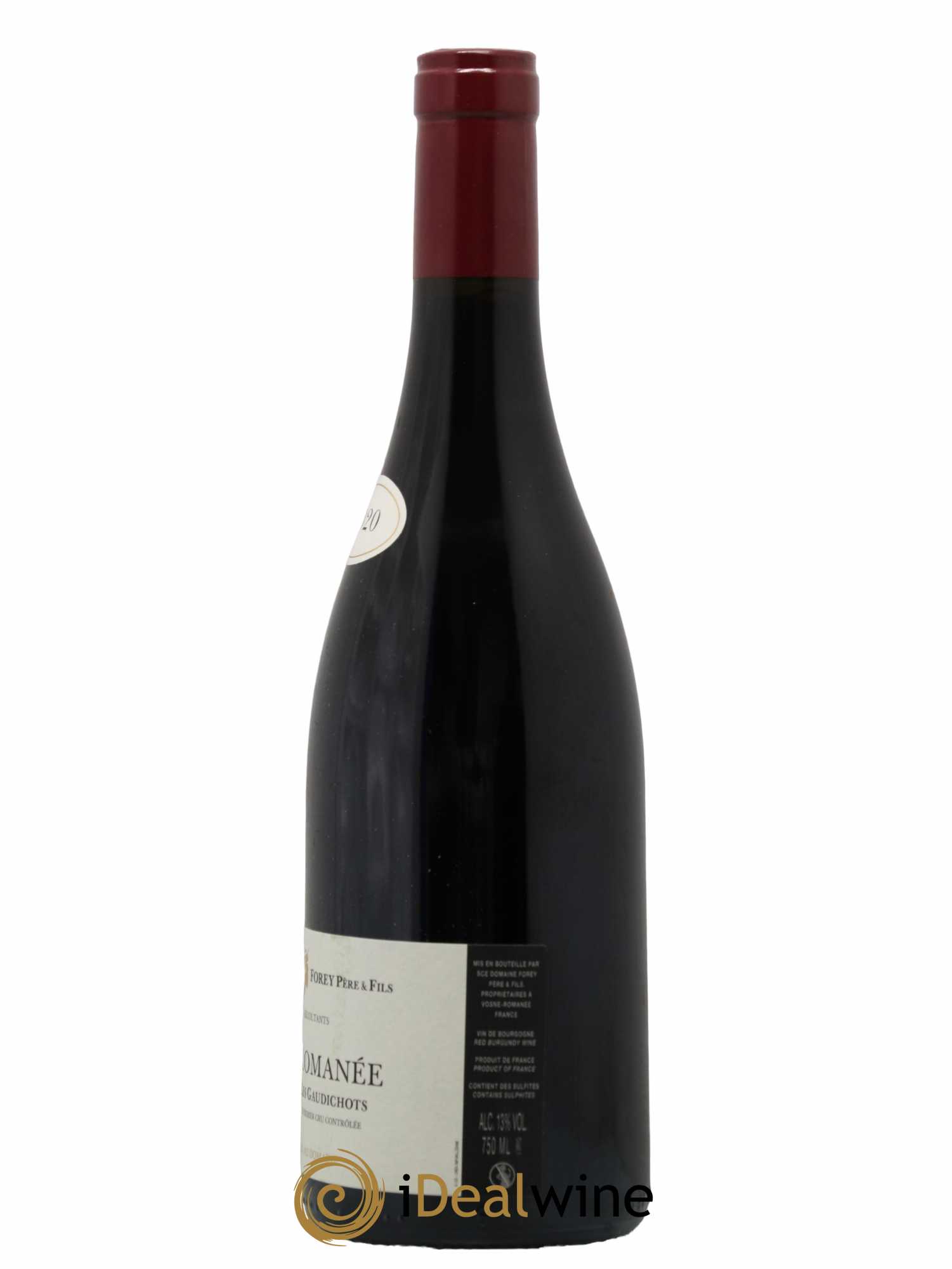 Vosne-Romanée 1er Cru Les Gaudichots Forey Père et Fils (Domaine) 2020 - Lot de 1 bouteille - 1