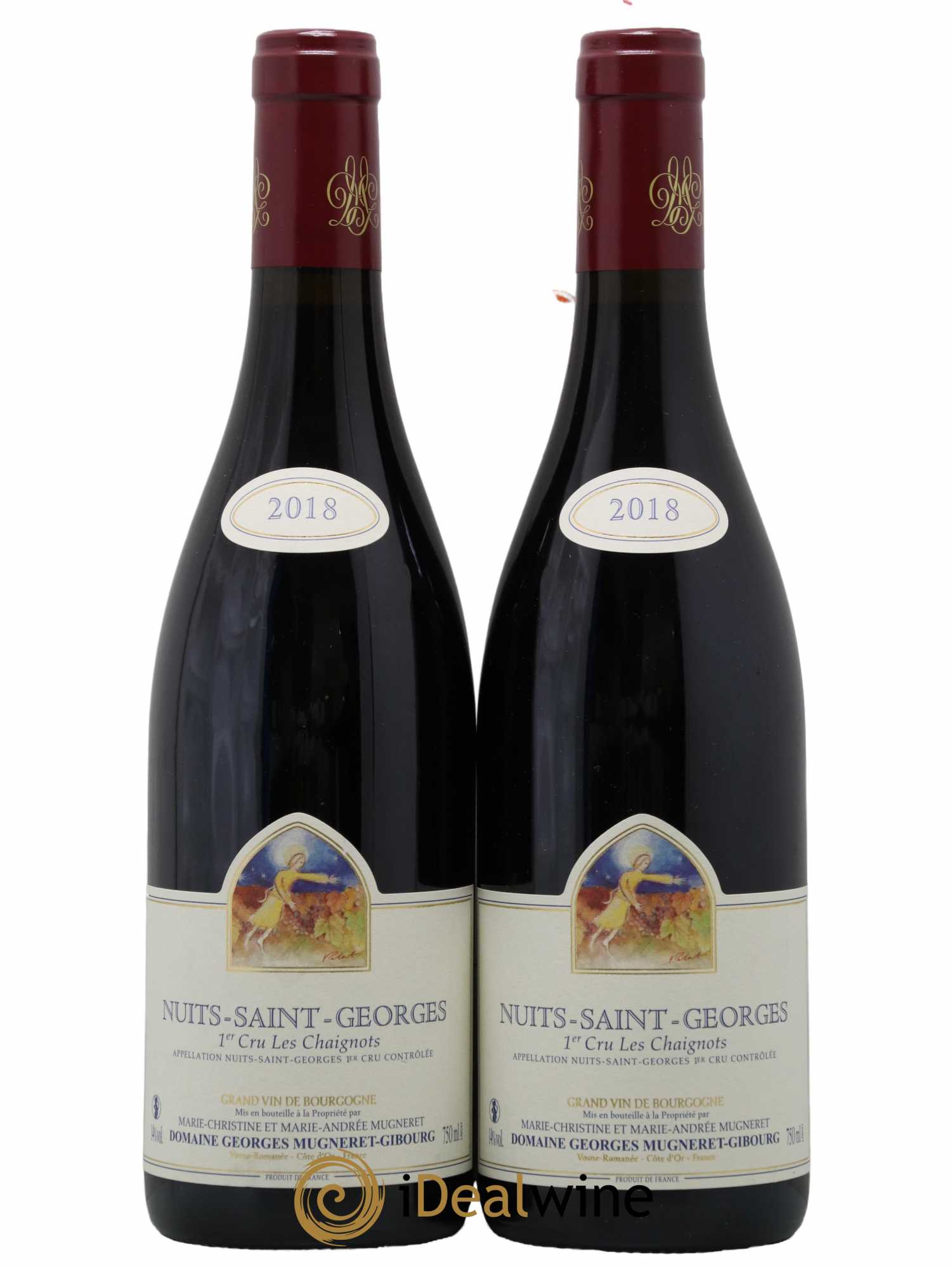 Nuits-Saint-Georges 1er Cru Les Chaignots Mugneret-Gibourg (Domaine) 2018 - Lot de 2 bouteilles - 0