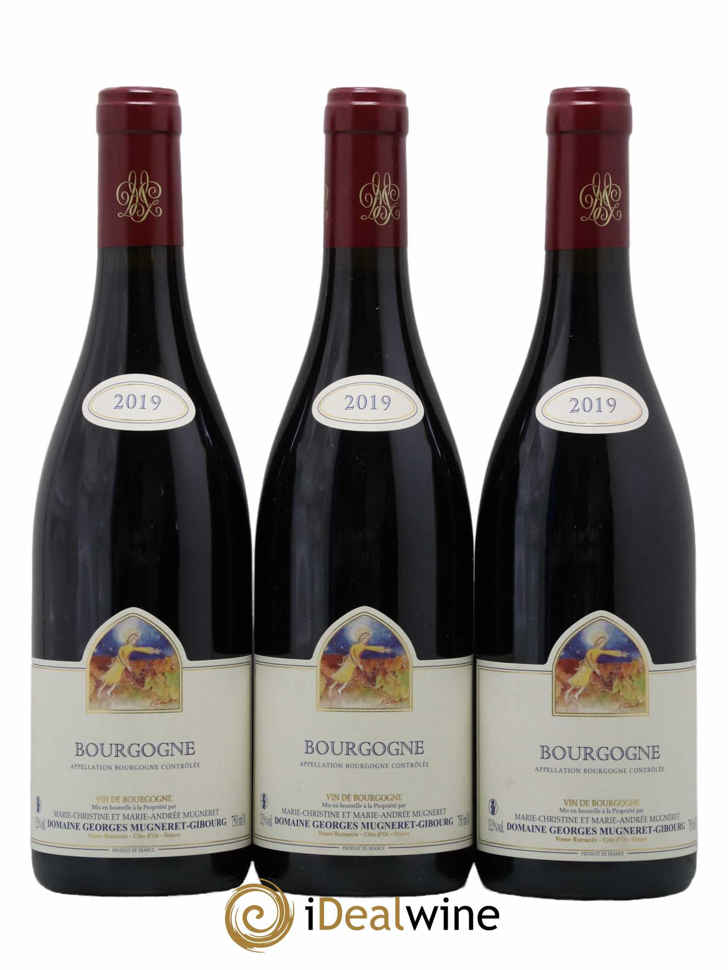 Bourgogne Mugneret-Gibourg (Domaine) 2019 - Lot de 3 bouteilles - 0