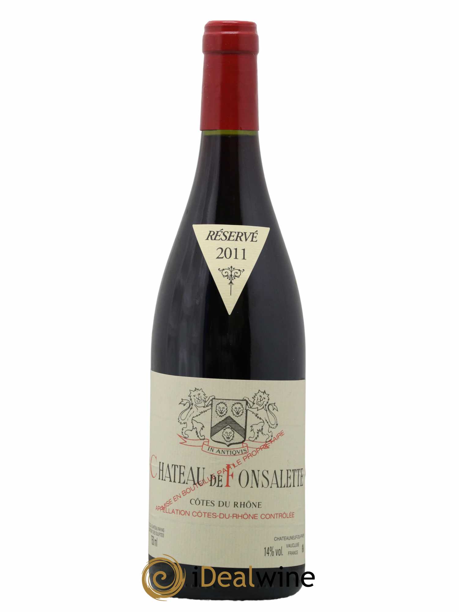 Côtes-du-Rhône Château de Fonsalette Emmanuel Reynaud 2011 - Lot de 1 bouteille - 0