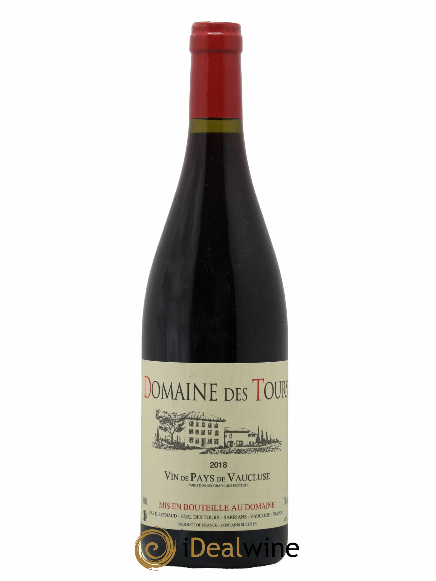 Vaucluse (Vin de Pays de Vaucluse) Domaine des Tours Emmanuel Reynaud 2018 - Lot de 1 bouteille - 0