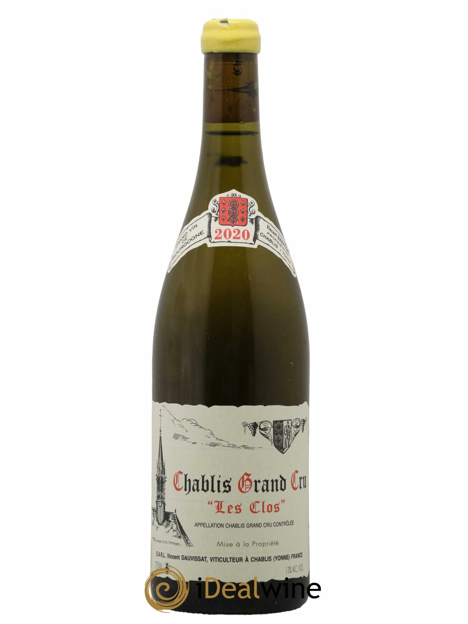 Chablis Grand Cru Les Clos Vincent Dauvissat (Domaine) 2020 - Lot de 1 bouteille - 0