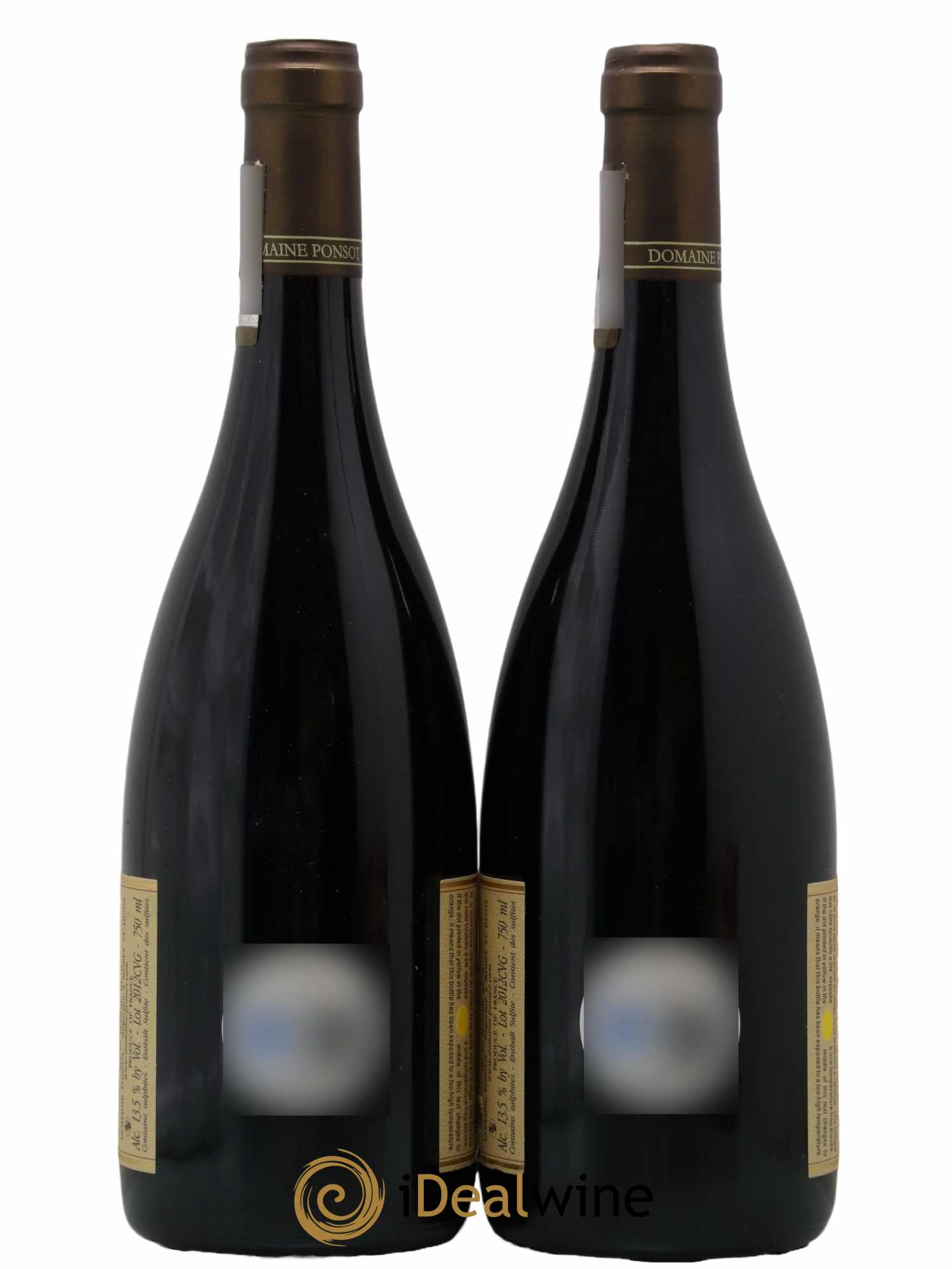 Clos de Vougeot Grand Cru Vieilles Vignes Ponsot (Domaine) 2012 - Lot de 2 bouteilles - 1