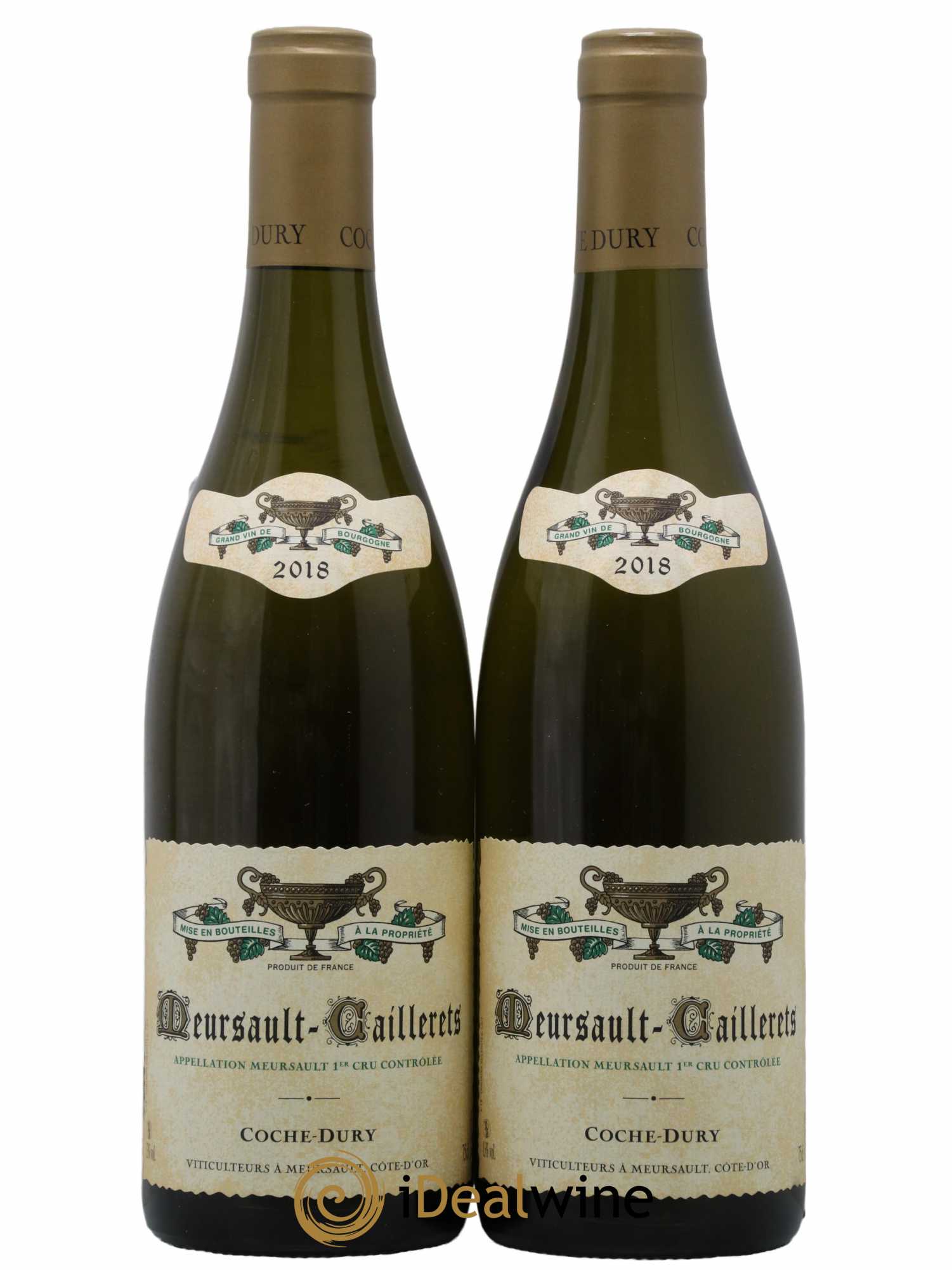 Meursault 1er Cru Caillerets Coche Dury (Domaine) 2018 - Lot de 2 bouteilles - 0