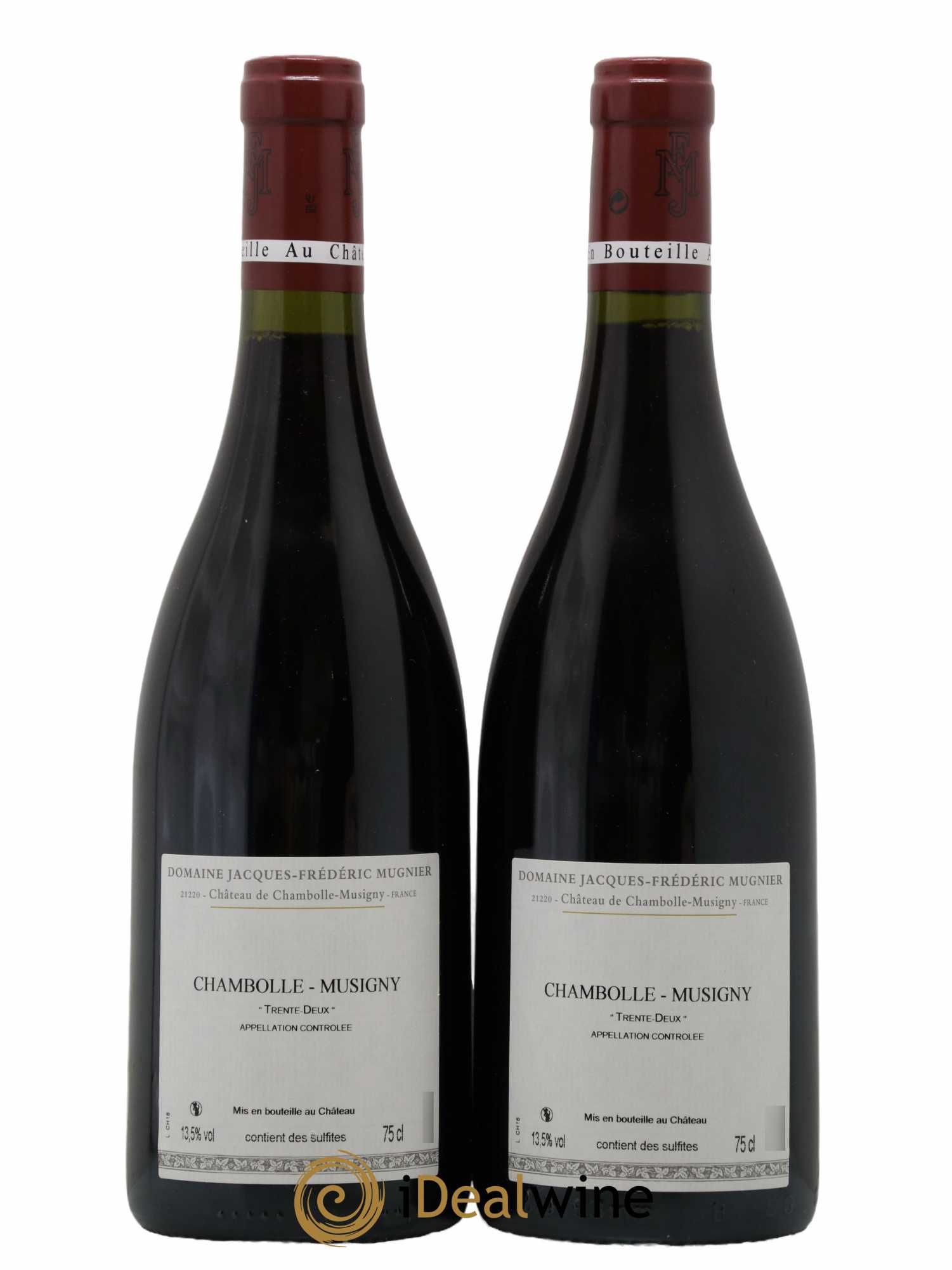 Chambolle-Musigny Trente deux Jacques-Frédéric Mugnier 2016 - Lot de 2 bouteilles - 1