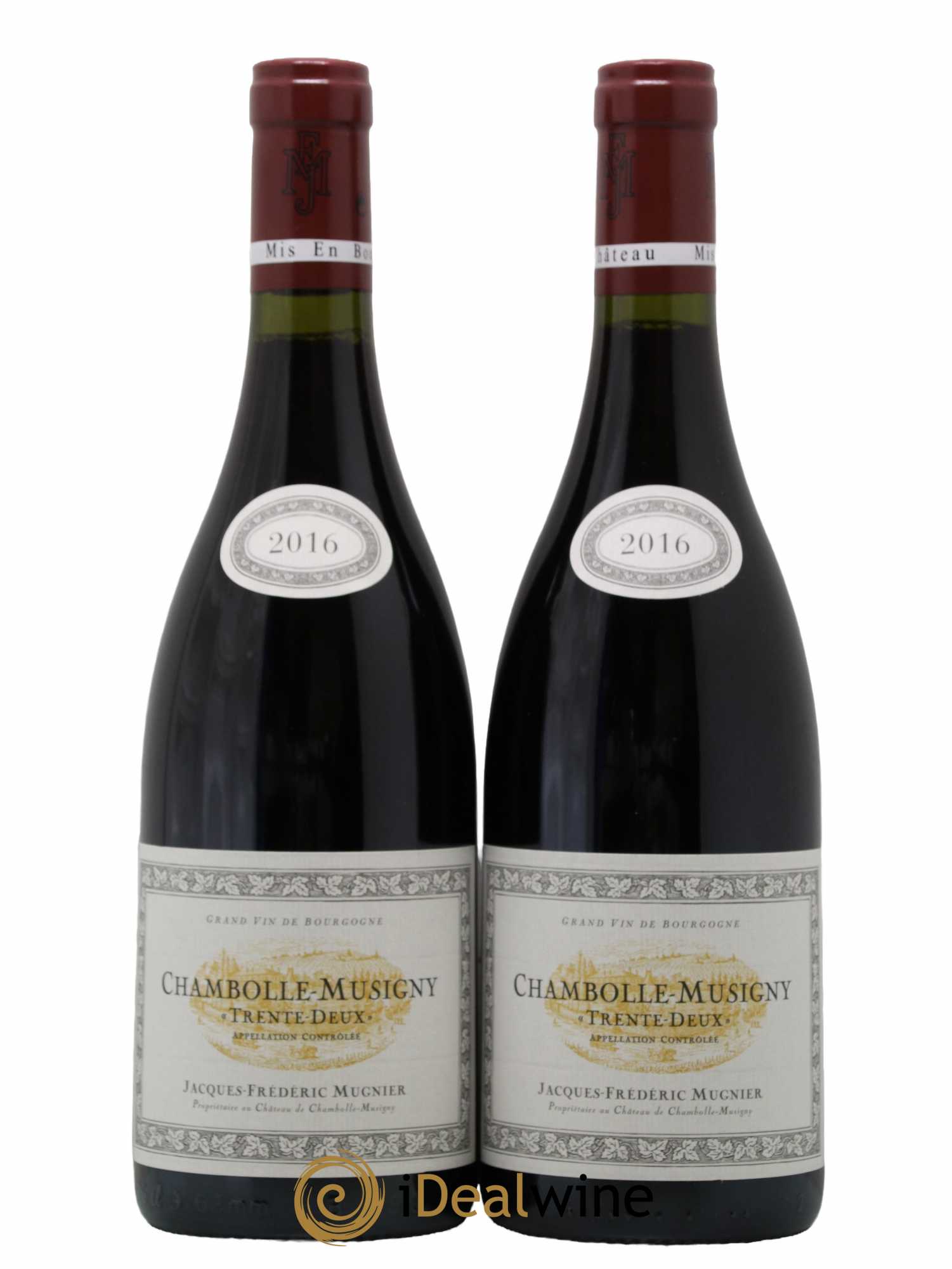 Chambolle-Musigny Trente deux Jacques-Frédéric Mugnier 2016 - Lot de 2 bouteilles - 0
