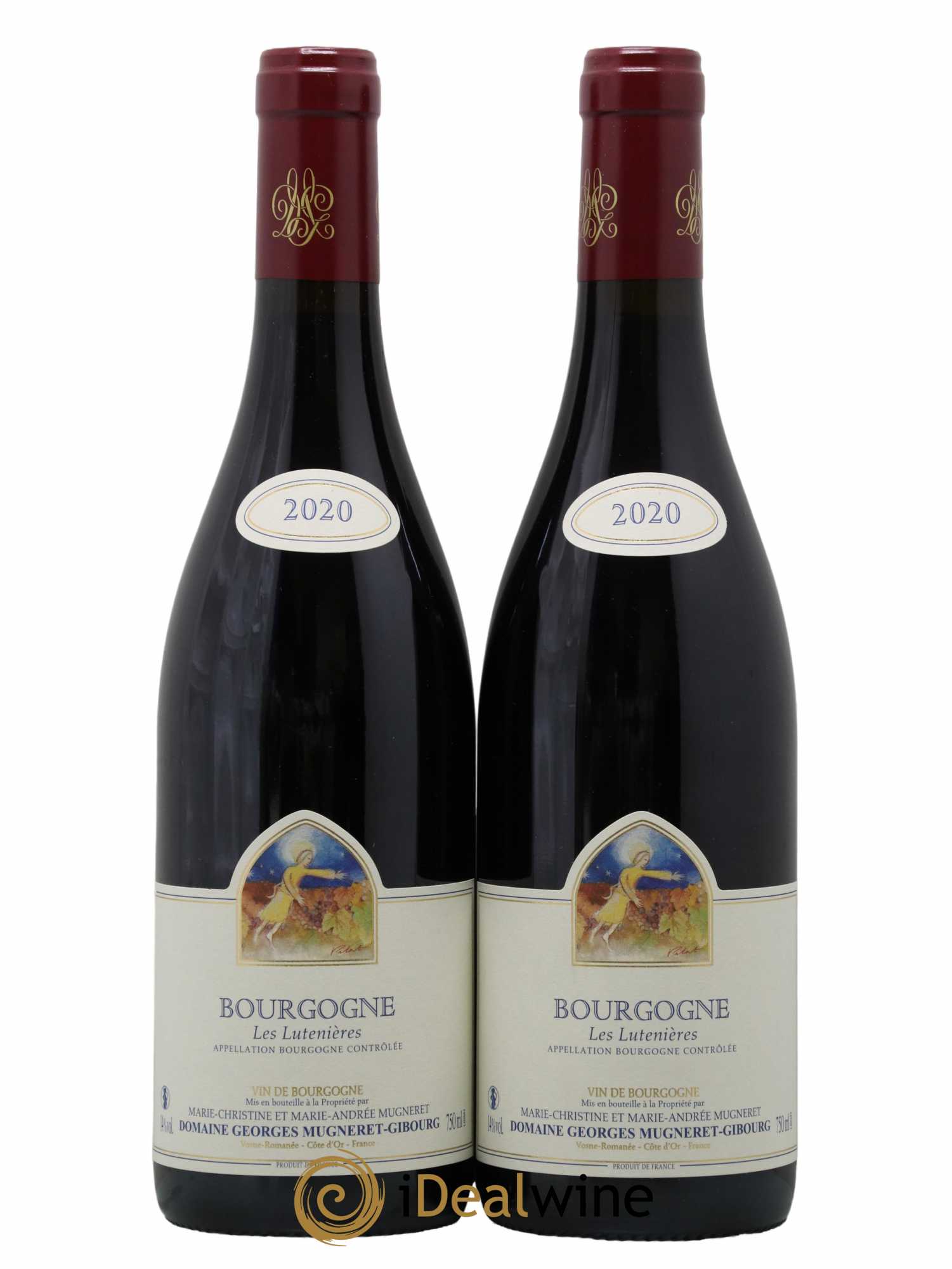 Bourgogne Les Lutenières Mugneret-Gibourg (Domaine) 2020 - Lot de 2 bouteilles - 0