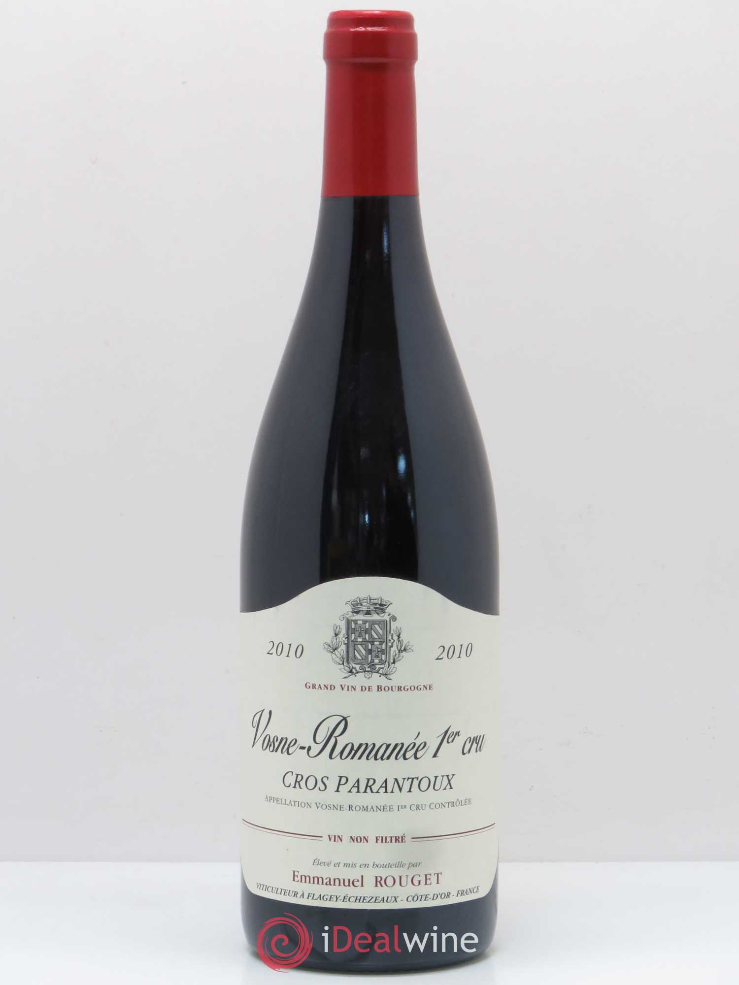 Vosne-Romanée 1er Cru Cros Parantoux Emmanuel Rouget 2010 - Lot de 1 bouteille - 0